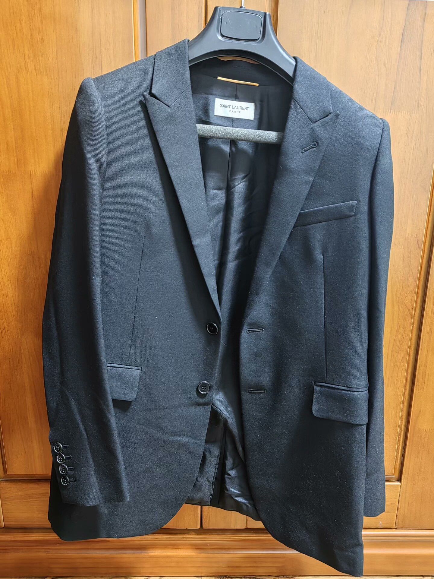 Saint Laurent Paris Saint Laurent Black Smoking Blazer Size XS / US 0-2 / IT 36-38 - 1 Thumbnail