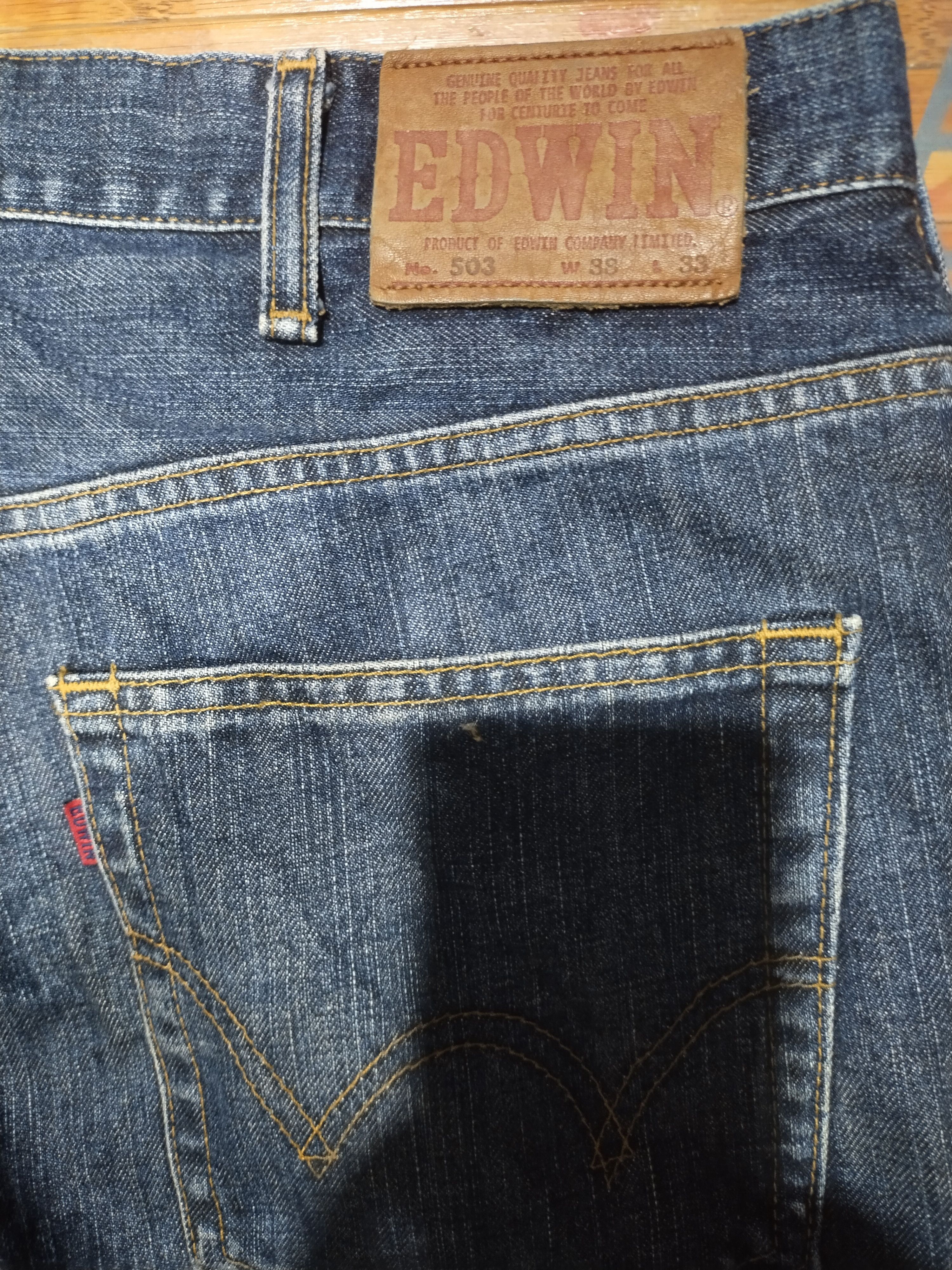 Edwin × Japanese Brand Edwin Vintage 503 Regular Sz 38" Size US 38 / EU 54 - 11 Thumbnail
