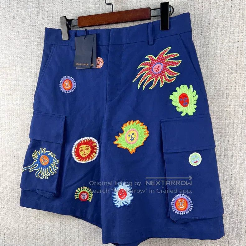 Louis Vuitton Louis Vuitton size s Yayoi Kusama SS23 Cartoon Embroidered Size US 28 / EU 44 - 2 Thumbnail