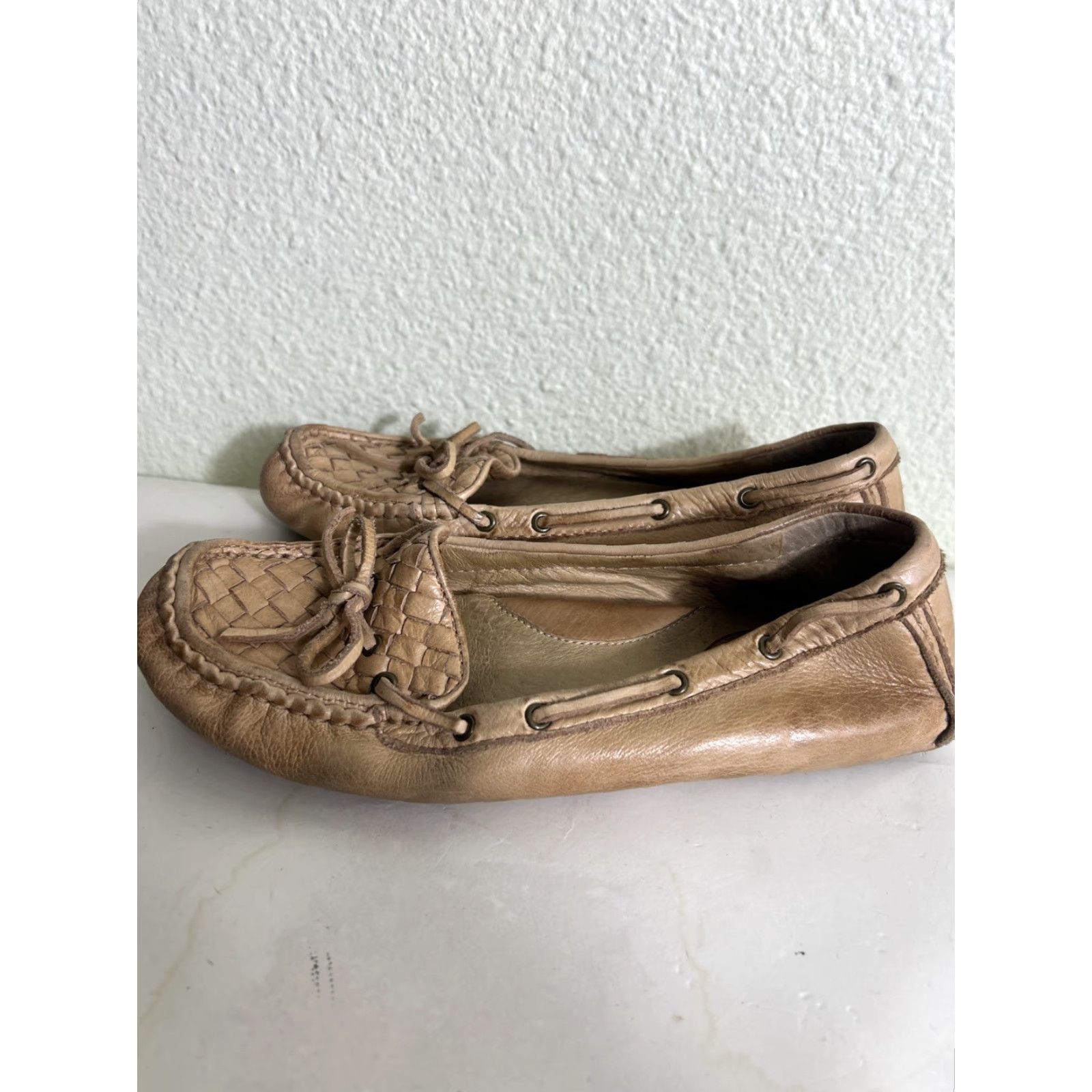 Frye Frye Reagan Woven Moccasin Driving Flats Shirt? Size US 8 / IT 38 - 7 Thumbnail