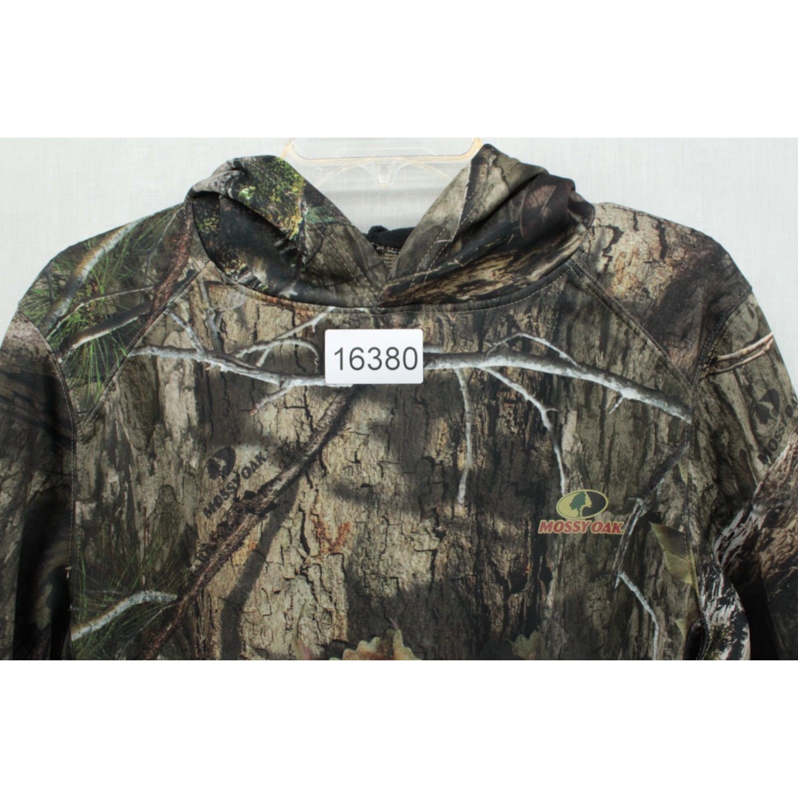 Vintage Mossy Oak Hoodie Mens S Woodland Camo Pullover Face Hood Hunting Lightweight Size US S / EU 44-46 / 1 - 7 Thumbnail