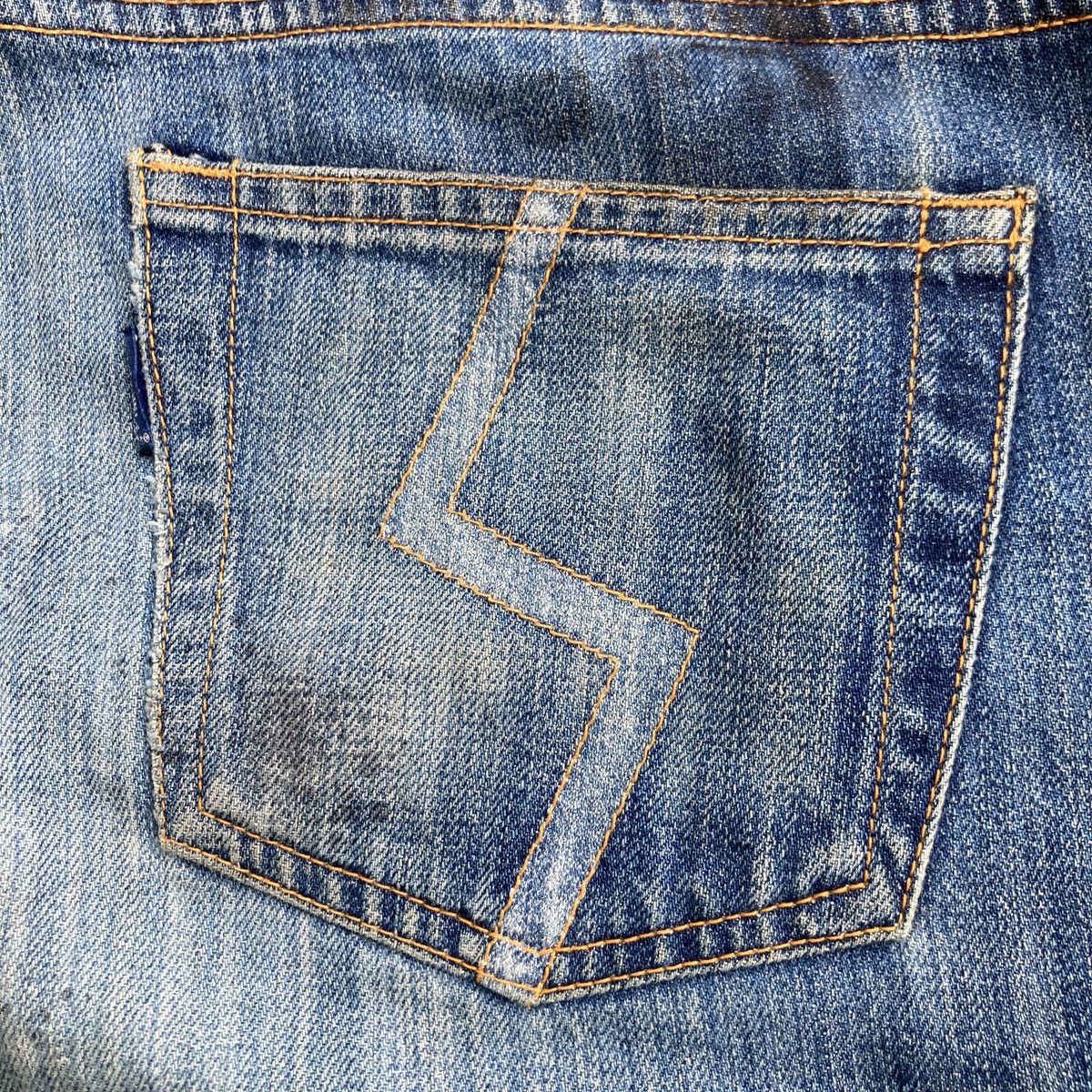 If Six Was Nine × Japanese Brand × Vintage VINTAGE SATELLITE SELVEDGE DISTRESSED JEANS Size US 36 / EU 52 - 16 Thumbnail