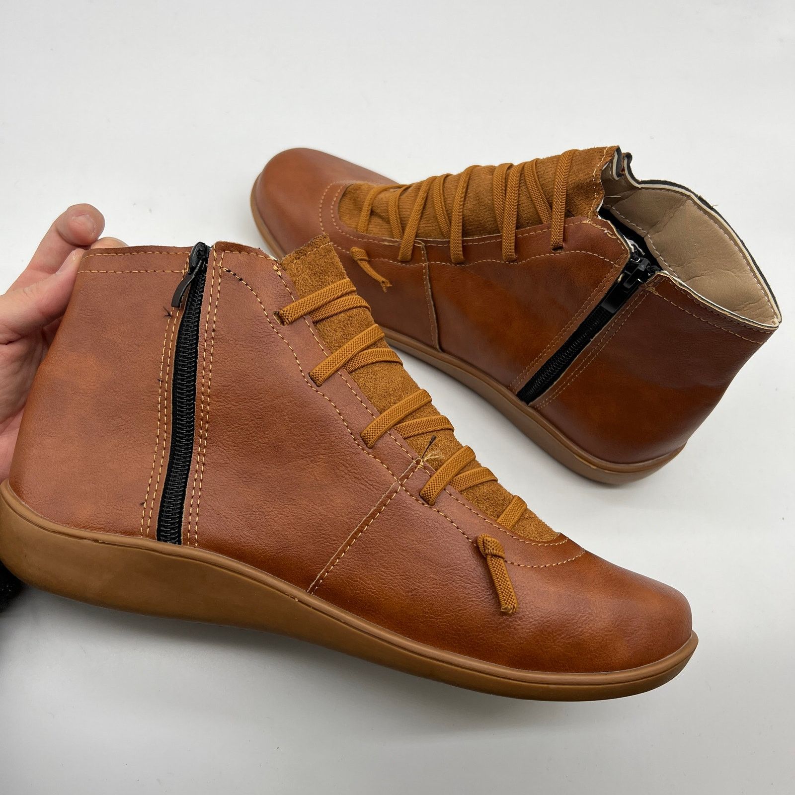 Other Ankle Boots Round Toe Casual Comfortable Lightweight Size US 10 / IT 40 - 7 Thumbnail