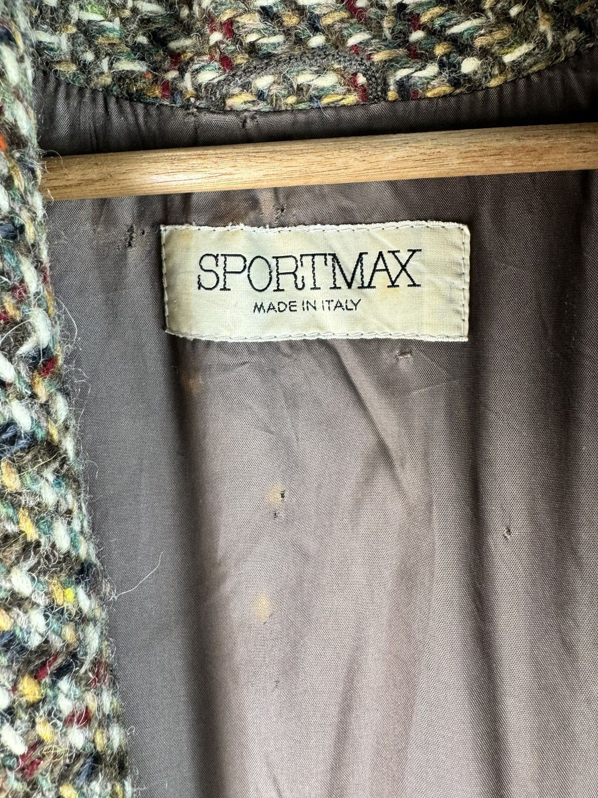 Sportmax SportMax Max Mara multicolor coat knitted jacket Size M / US 6-8 / IT 42-44 - 3 Thumbnail
