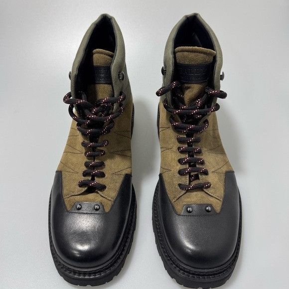 Bally Bally Zeber 24 Suede Lace-Up Hiking Boots Tan Green Black Me Size US 8 / EU 41 - 2 Thumbnail