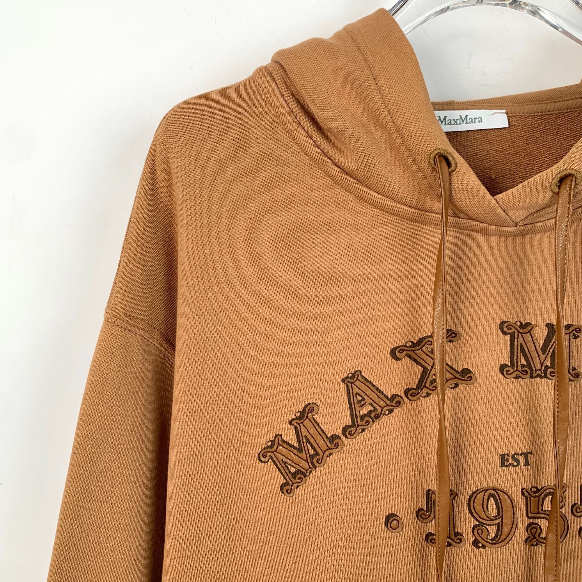 Max Mara X14216 Max Mara Oversized Camel Hoodie Sweatshirt Size XS / US 0-2 / IT 36-38 - 3 Thumbnail