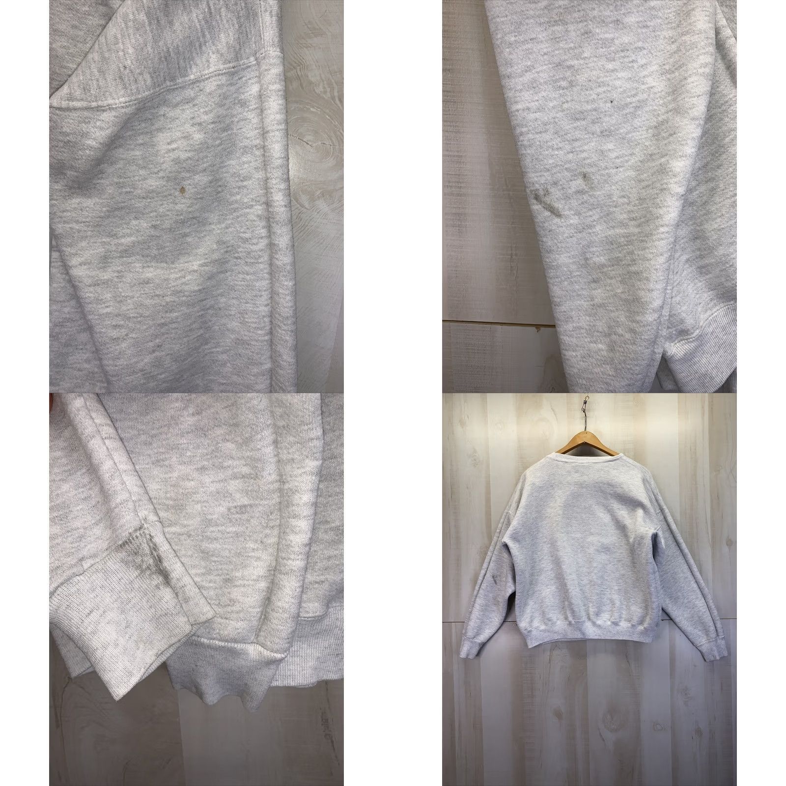 Lee VINTAGE Lee Heavy Weight Cotton Wens Sweatshirt USA Made-XL 8606 Gray 1990s Mens Womens Adults Boys Girls Shirt Hoodie Sweatshirt N/A Size XL / US 12-14 / IT 48-50 - 8 Thumbnail