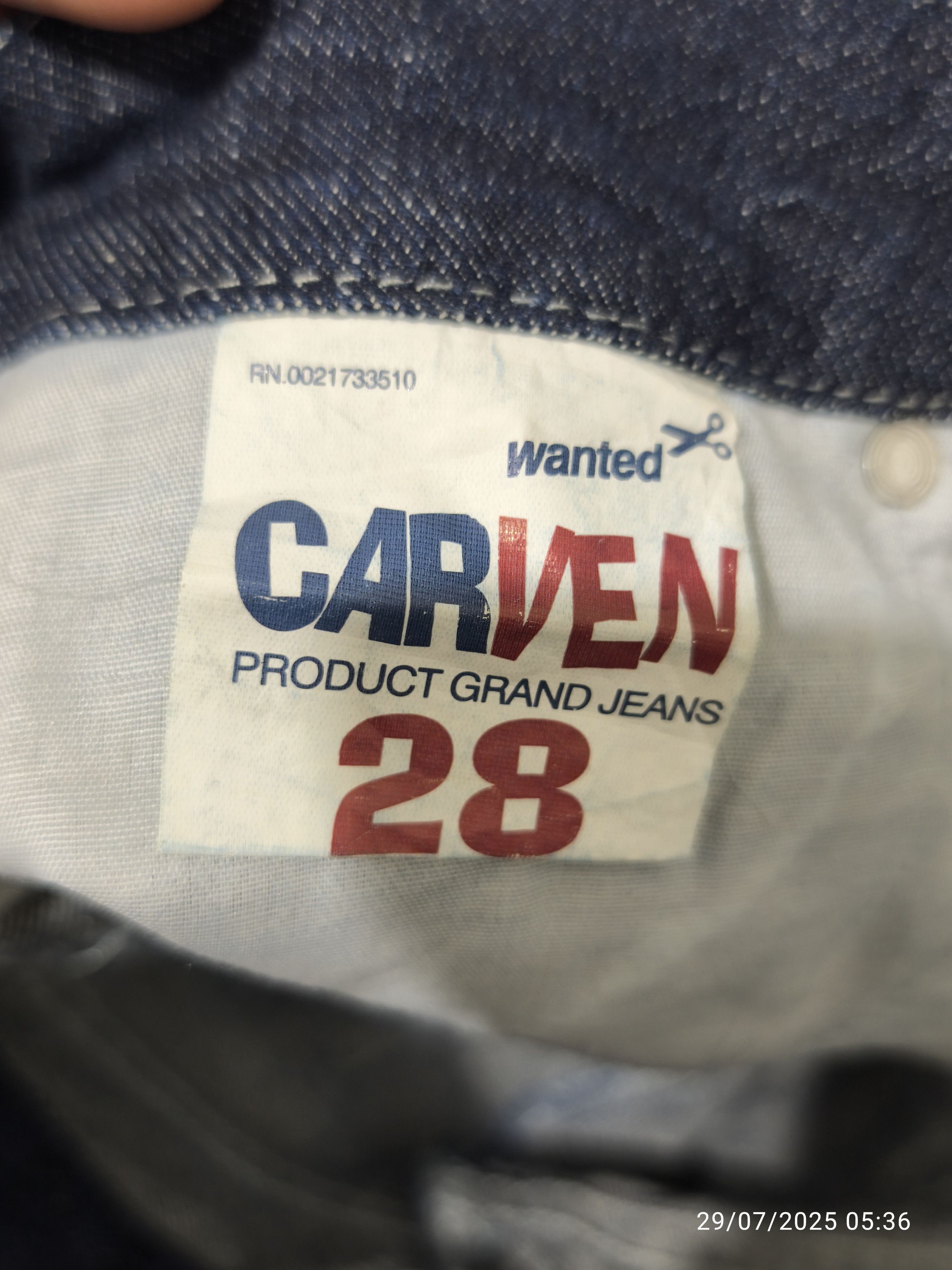 Carven Jeans pant Y2K Carven Size 28" / US 6 / IT 42 - 3 Thumbnail