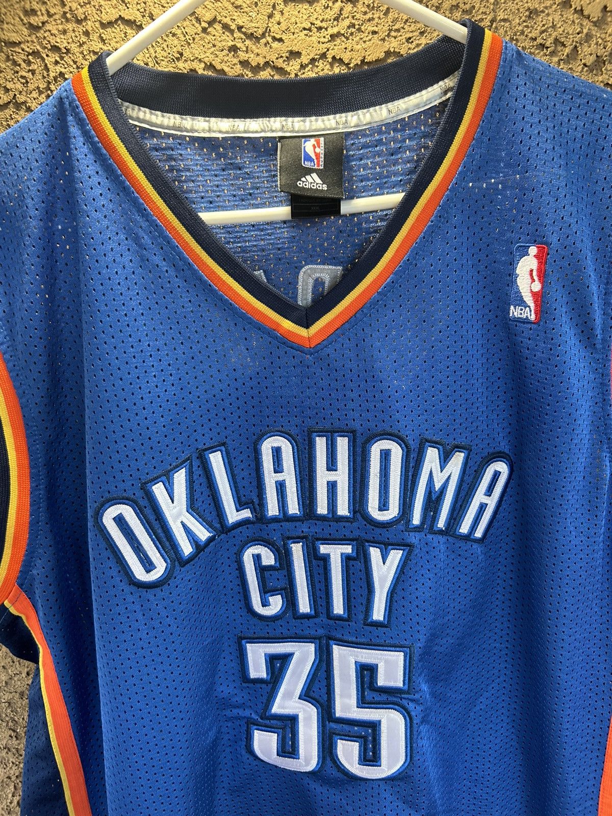 Adidas × NBA × Vintage Oklahoma City Thunder Kevin Durant Jersey XXXL Size US XXL / EU 58 / 5 - 2 Thumbnail