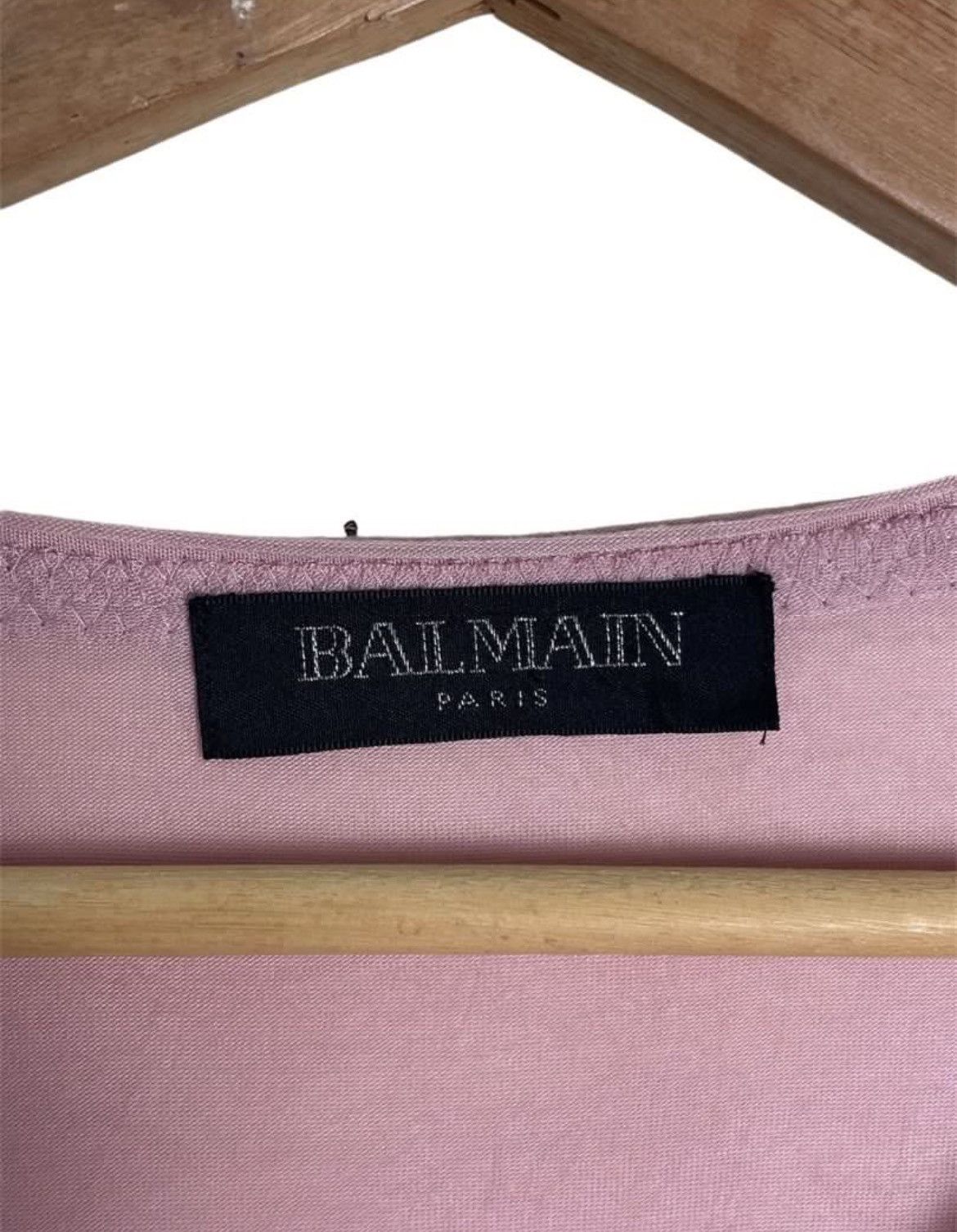 Balmain × Vintage Balmain Paris Japan Market Licensed Long Sleeve Tee Size L / US 10 / IT 46 - 2 Thumbnail