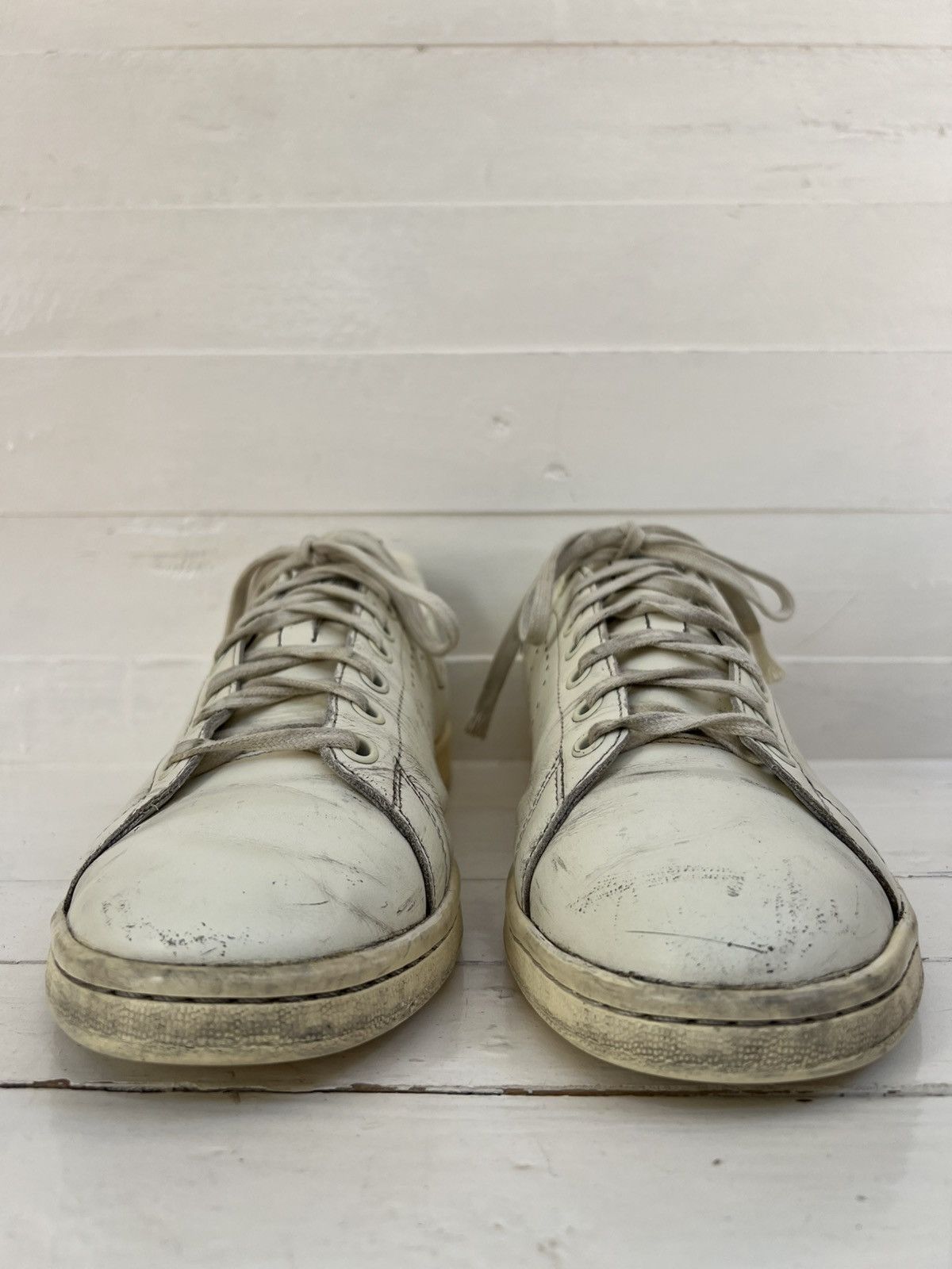 Adidas × Raf Simons Adidas x Raf Simons Stan Smith OG Pure White Size US 10 / EU 43 - 5 Thumbnail