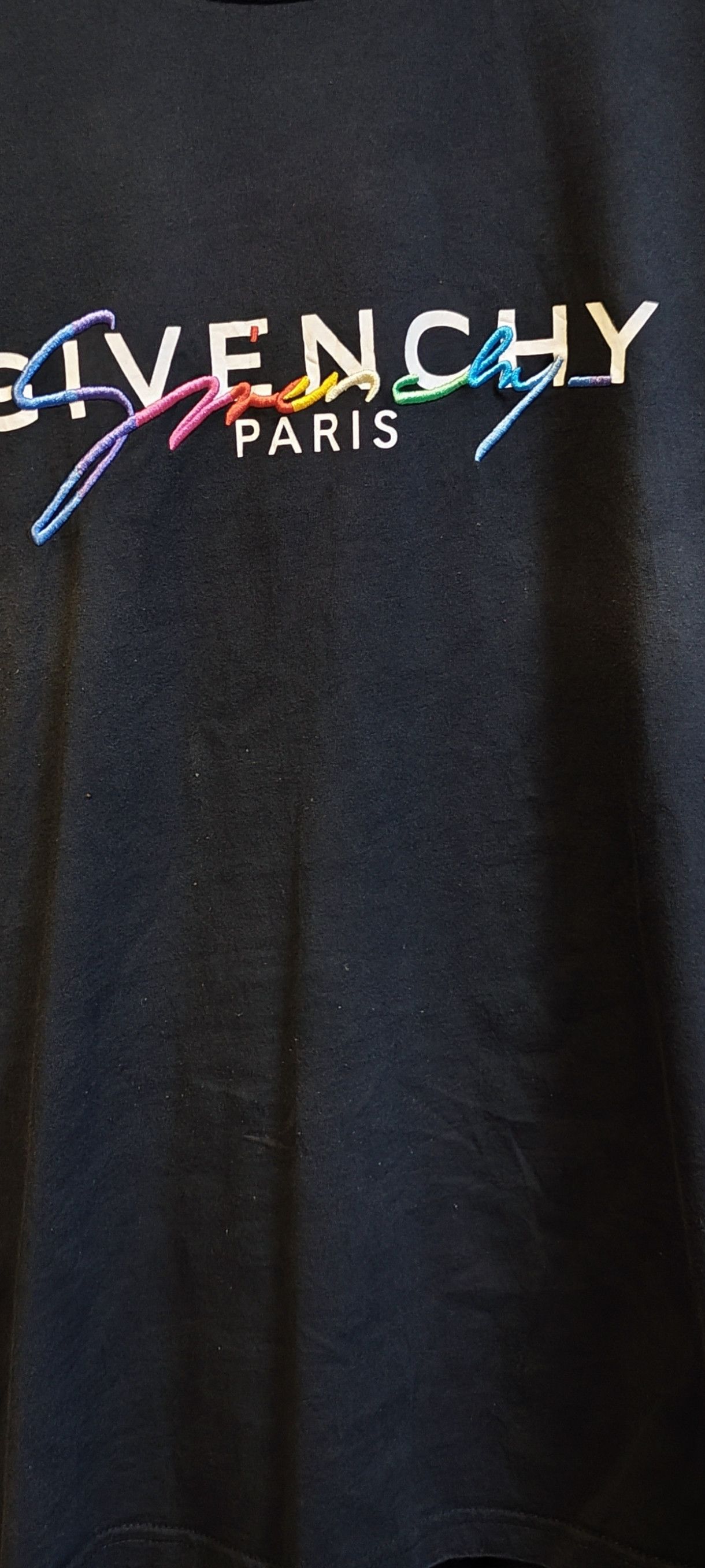 Givenchy Givenchy Rainbow Signature Embroidery Logo T-Shirt Size US L / EU 52-54 / 3 - 8 Thumbnail