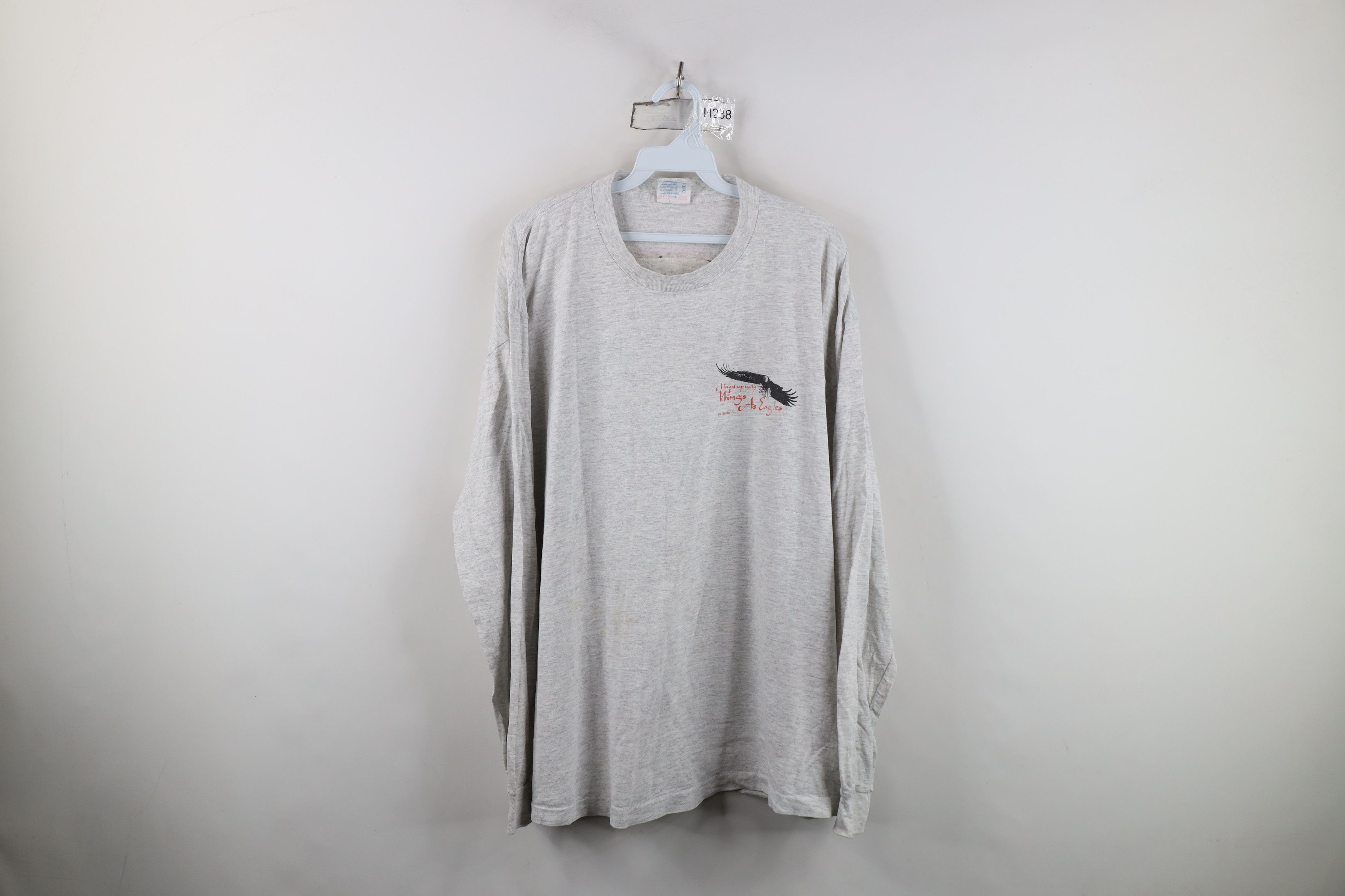 Vintage Vintage 90s Isaiah 40:31 Lord Eagle Long Sleeve T-Shirt USA Size US XXL / EU 58 / 5 - 1 Thumbnail