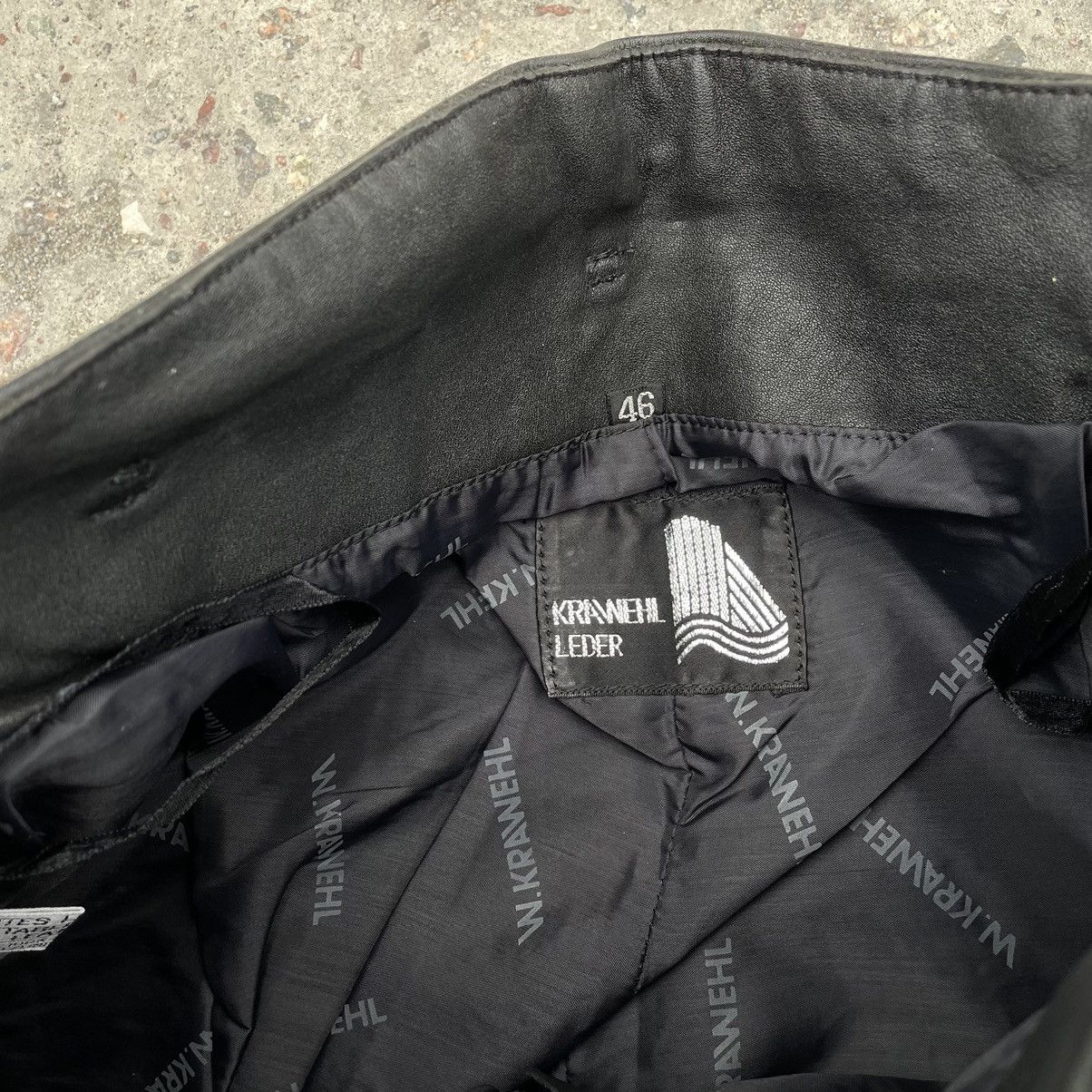 Other Vintage Moto Pants 28 Real Leather Y2K 90s USA Style Size US 28 / EU 44 - 6 Thumbnail