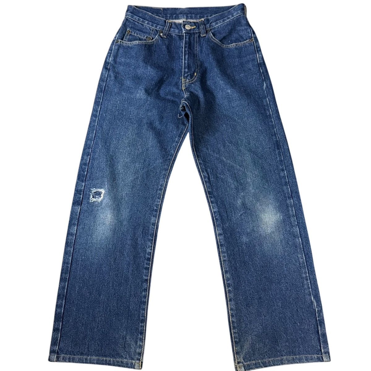 Warehouse 🔥🇯🇵 Vintage 90s Japanese Indigo Blue Warehouse Archive Jeans Size US 27 - 1 Thumbnail