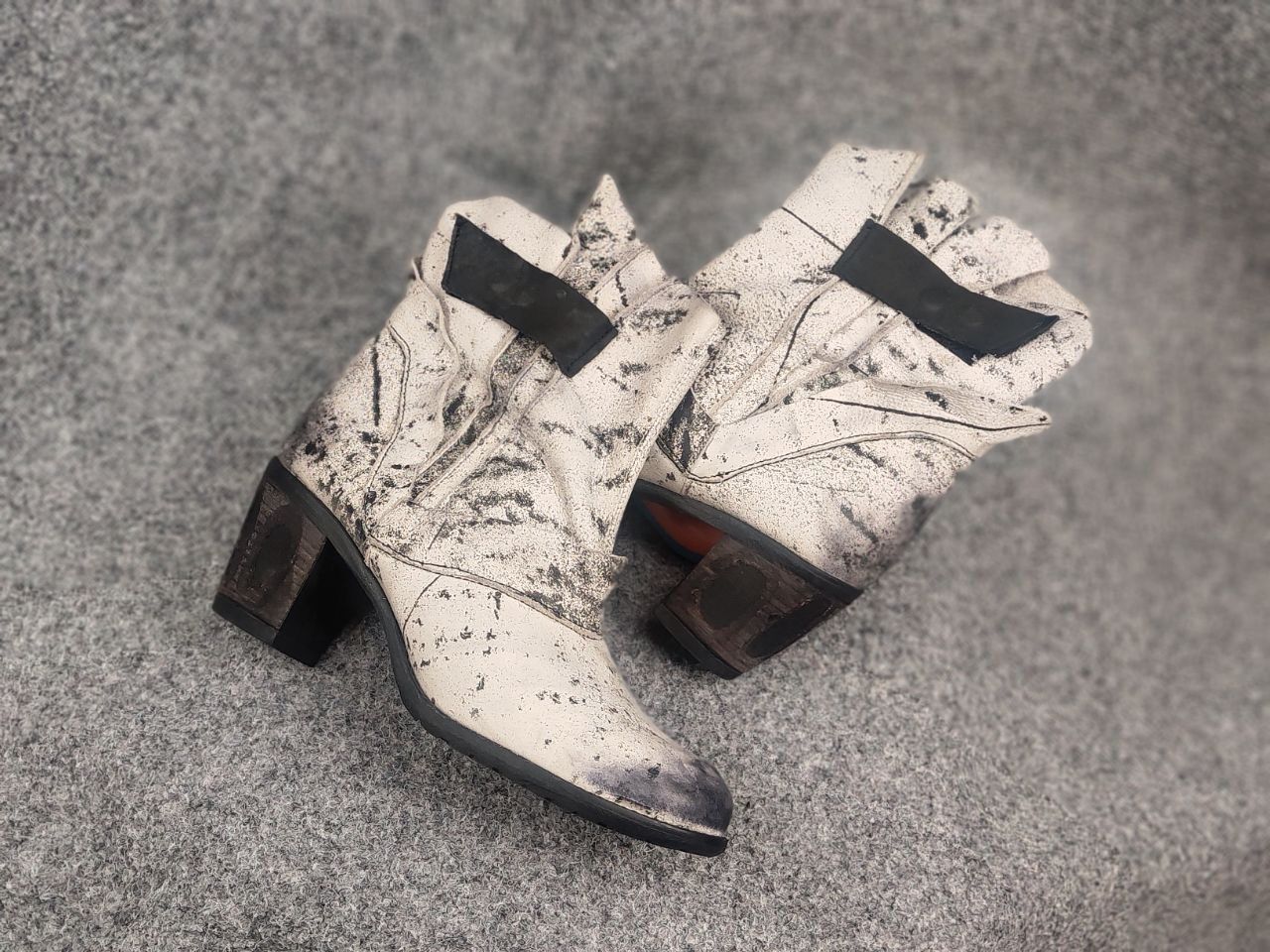 If Six Was Nine Vintage Papucei leather Ankle boots aged Ann MA+ guidi style Size US 10 / IT 40 - 16 Thumbnail