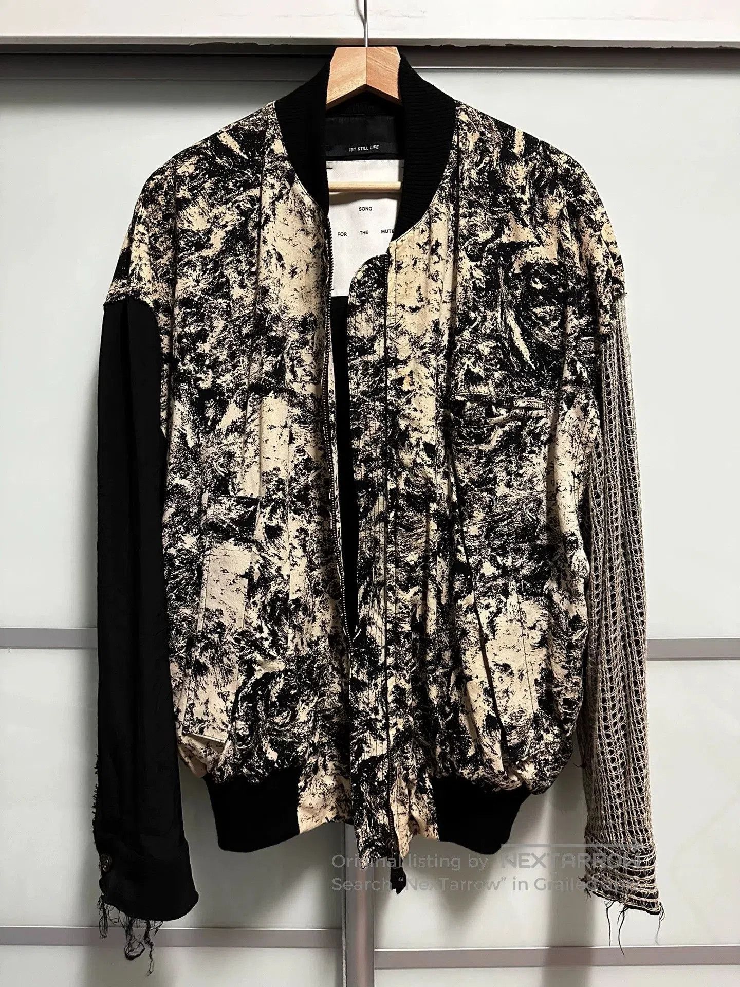 Song For The Mute SFTM 19.1 Marble Bomber Jacket. Size US M / EU 48-50 / 2 - 1 Thumbnail