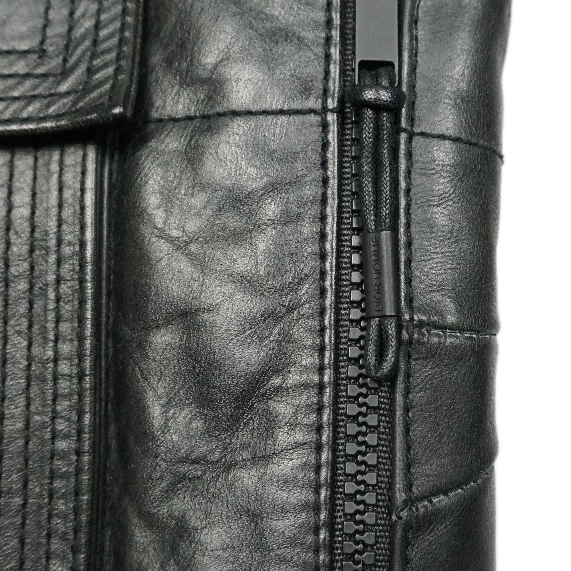 Dior Homme AW03 Luster Campaign M65 Leather Jacket