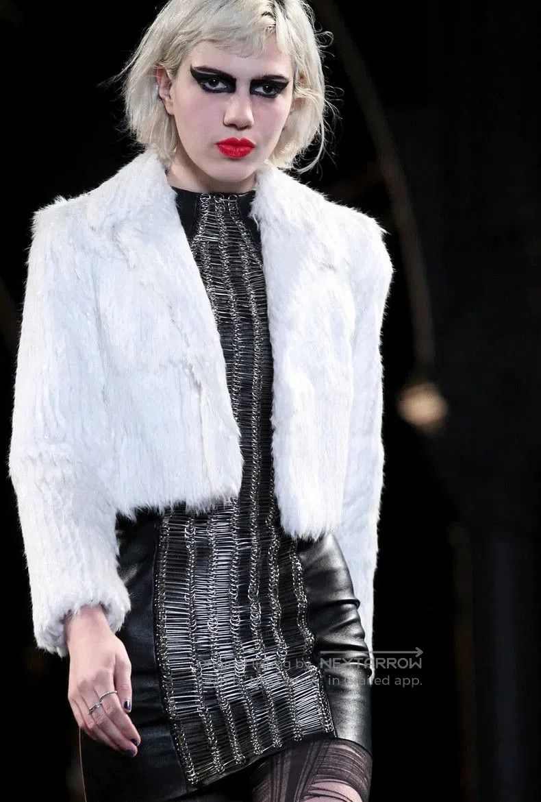 Saint Laurent Paris Saint Laurent Rabbit Fur Short Coat. Size US S / EU 44-46 / 1 - 9 Thumbnail