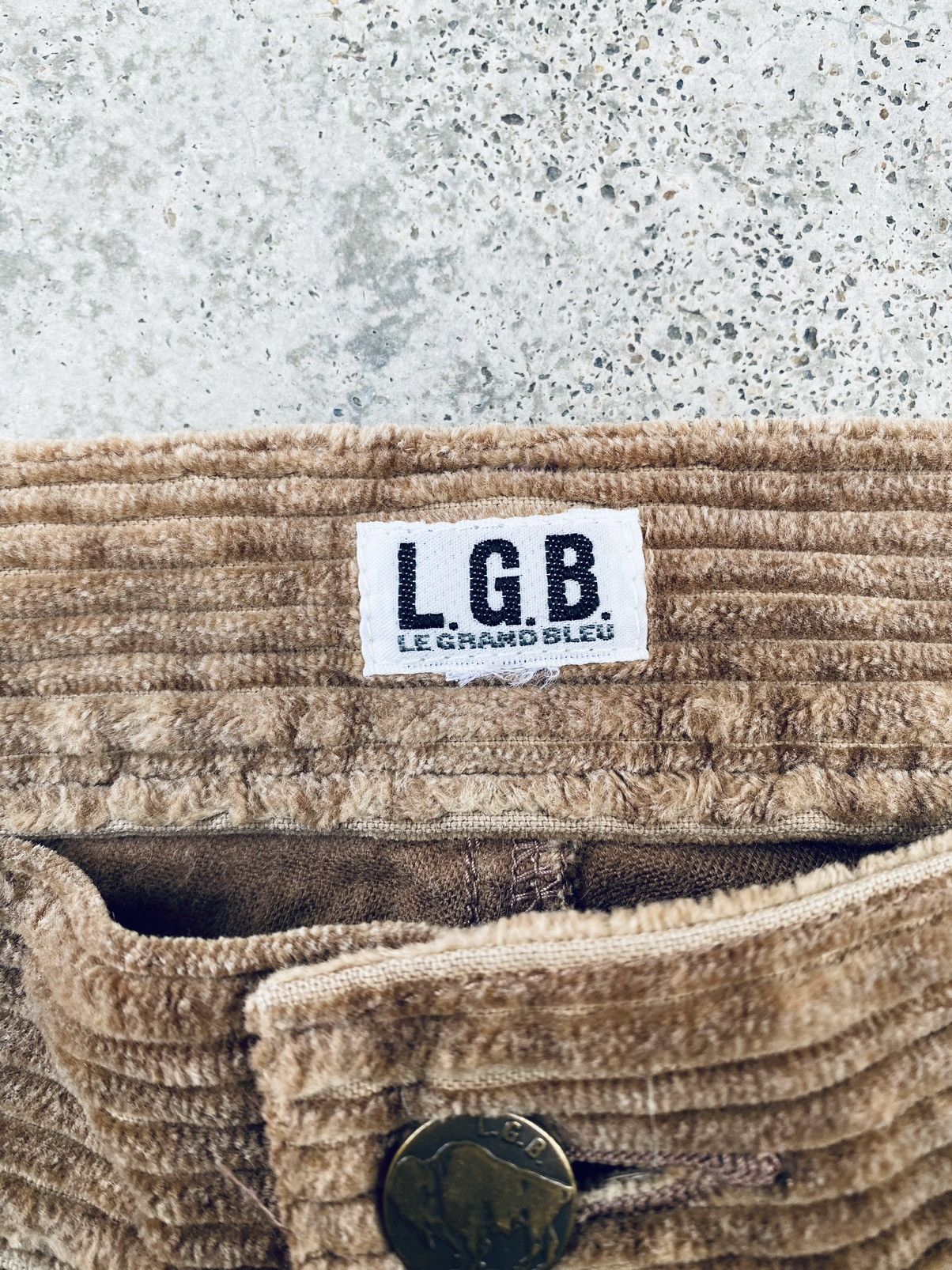 Le Grande Bleu (L.G.B.) Vintage 90s LGB Le Grand Bleu Corduroy pants Size US 30 / EU 46 - 14 Thumbnail