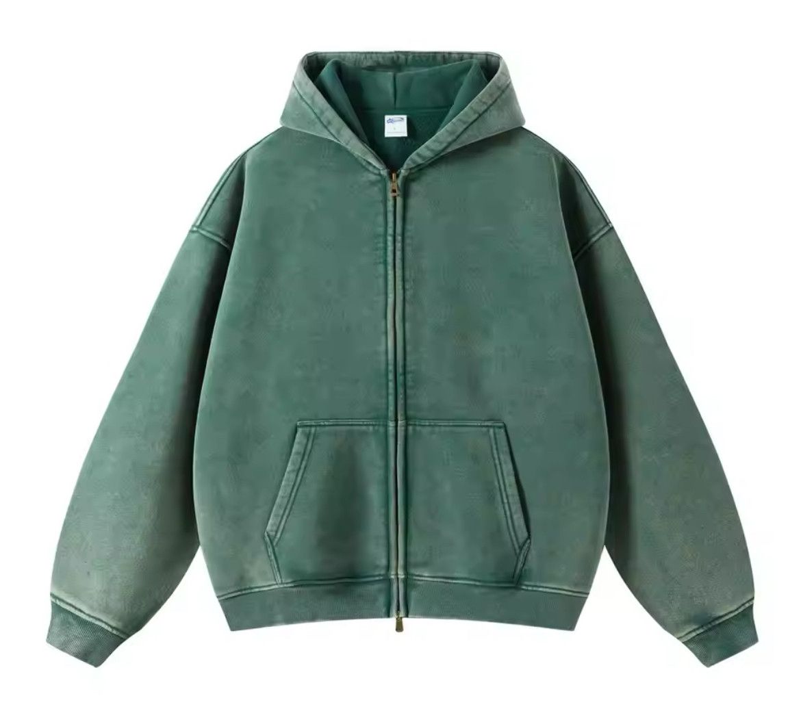 Japanese Brand × Vintage Batik fleece zippered hoodie Size US M / EU 48-50 / 2 - 2 Thumbnail