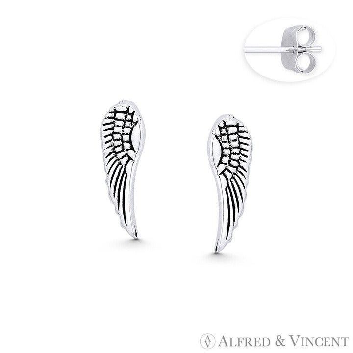 Other Angel's / Eagle's Wing Stud Earrings in .925 Sterling Silver Size ONE SIZE - 1 Preview
