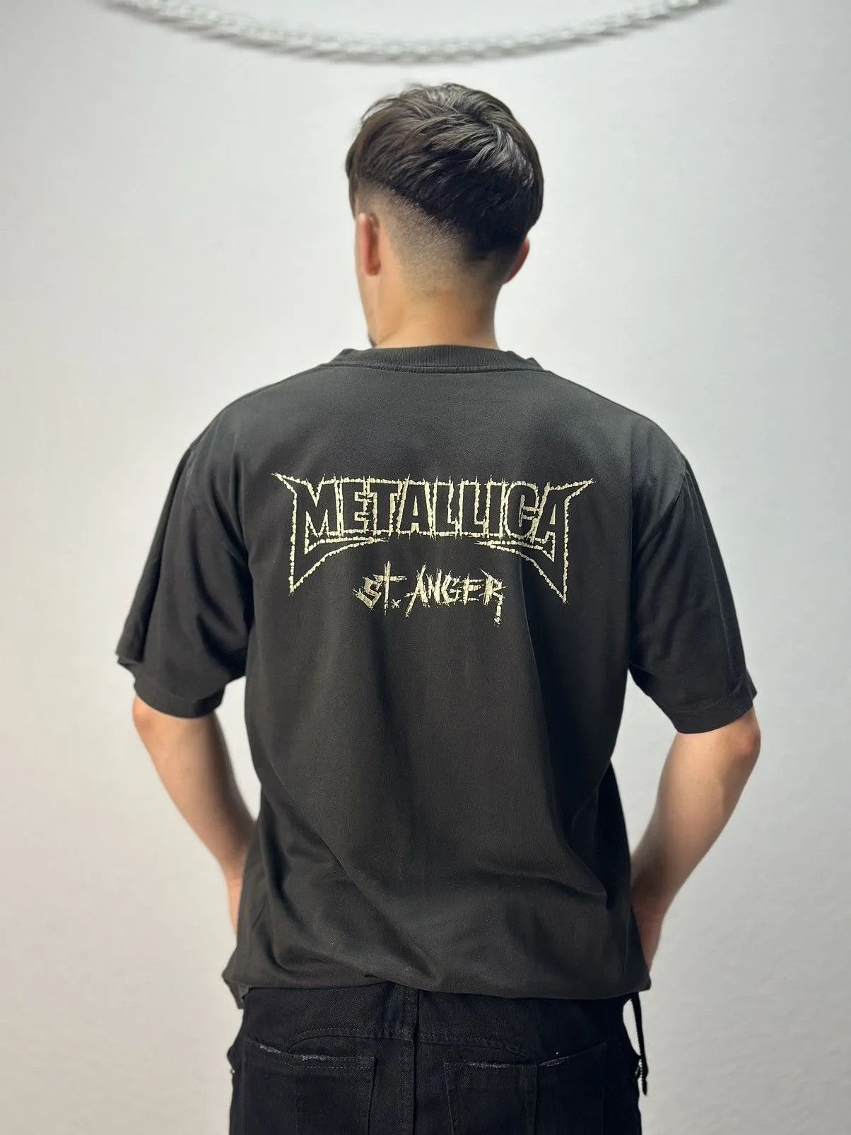 Metallica Vintage Metallica T-shirt 1990 Concert Tour Band tee Rock Size US L / EU 52-54 / 3 - 7 Thumbnail