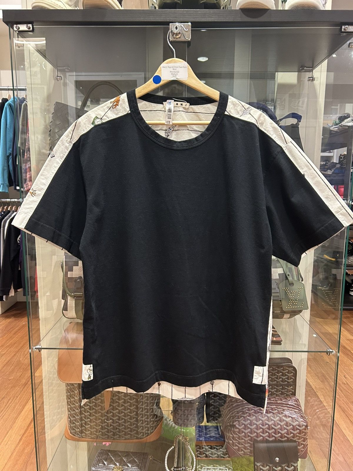 Marni Marni Pop Art Two Tone Tee Size US M / EU 48-50 / 2 - 1 Thumbnail