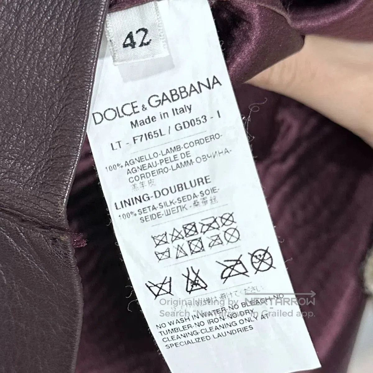 Dolce & Gabbana D&G Leather Short Sleeve Top Size 42. Size M / US 6-8 / IT 42-44 - 3 Thumbnail