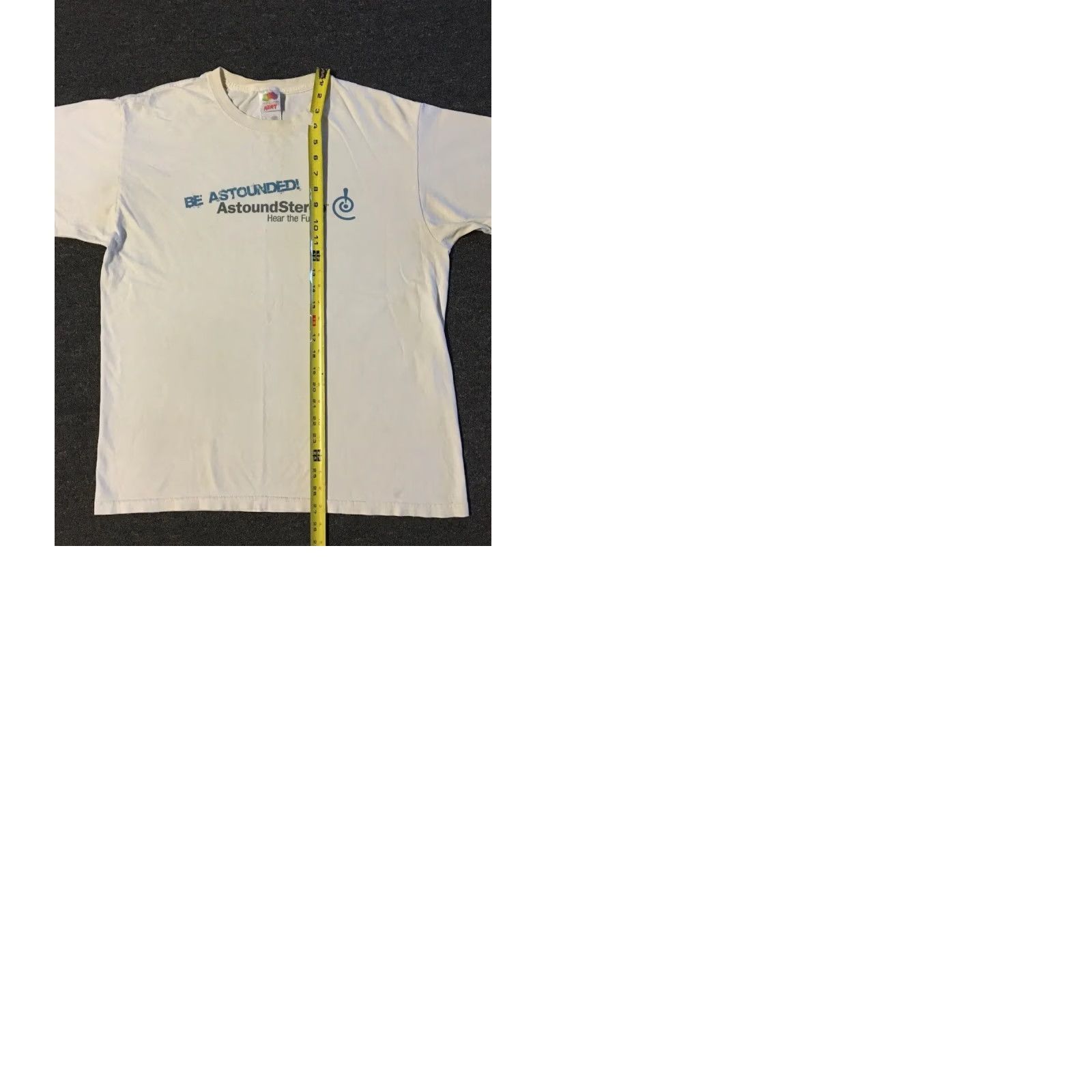 Vintage Vtg Astound Stereo Hear The Future Faded Distress Shirt M White 90s Grunge Promo T-Shirt Mens Size M Size US M / EU 48-50 / 2 - 10 Thumbnail