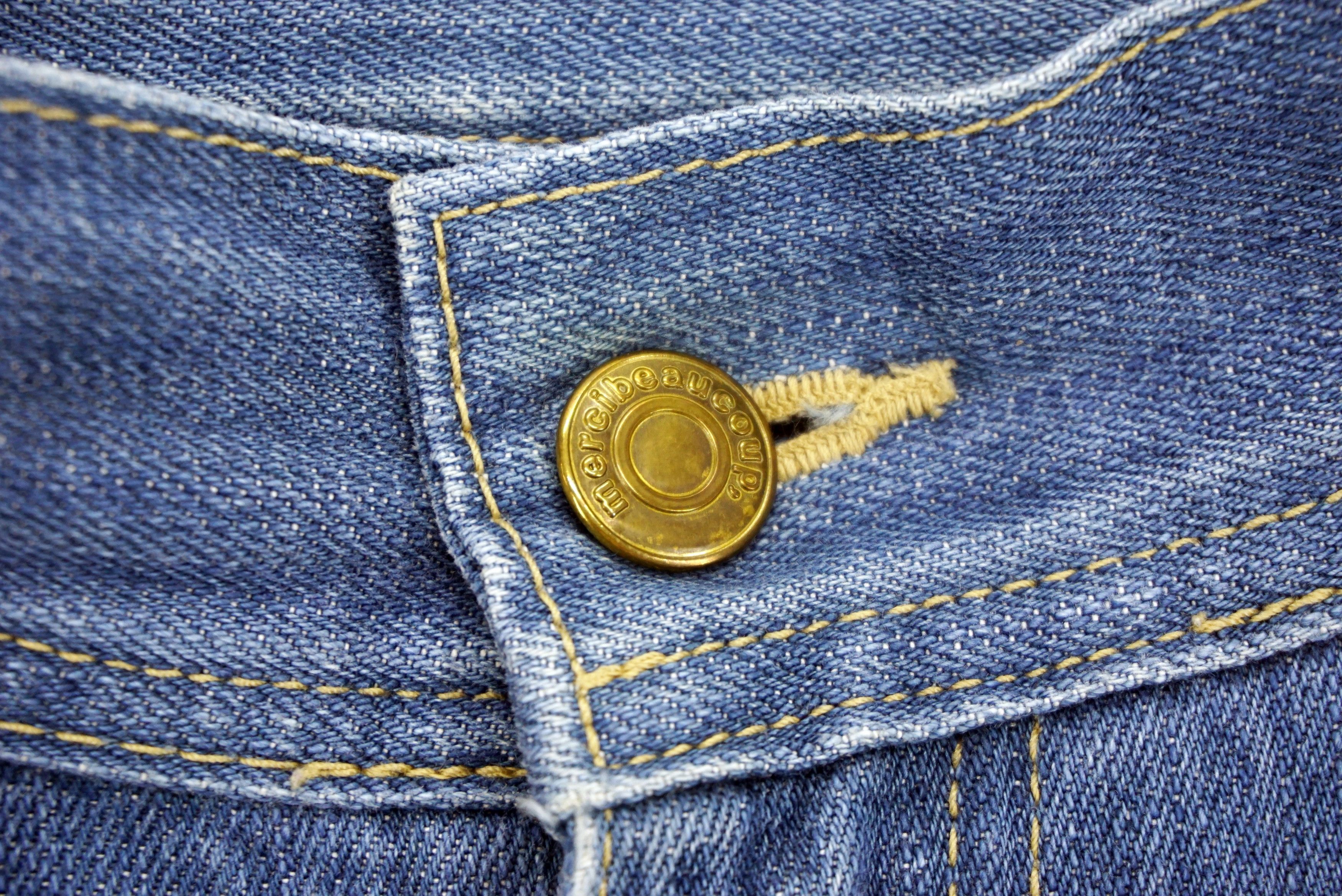 Japanese Brand Mercibeaucoup Jeans fit W31xL25.5 Dropped Crotch Cropped Size US 28 / EU 44 - 6 Thumbnail
