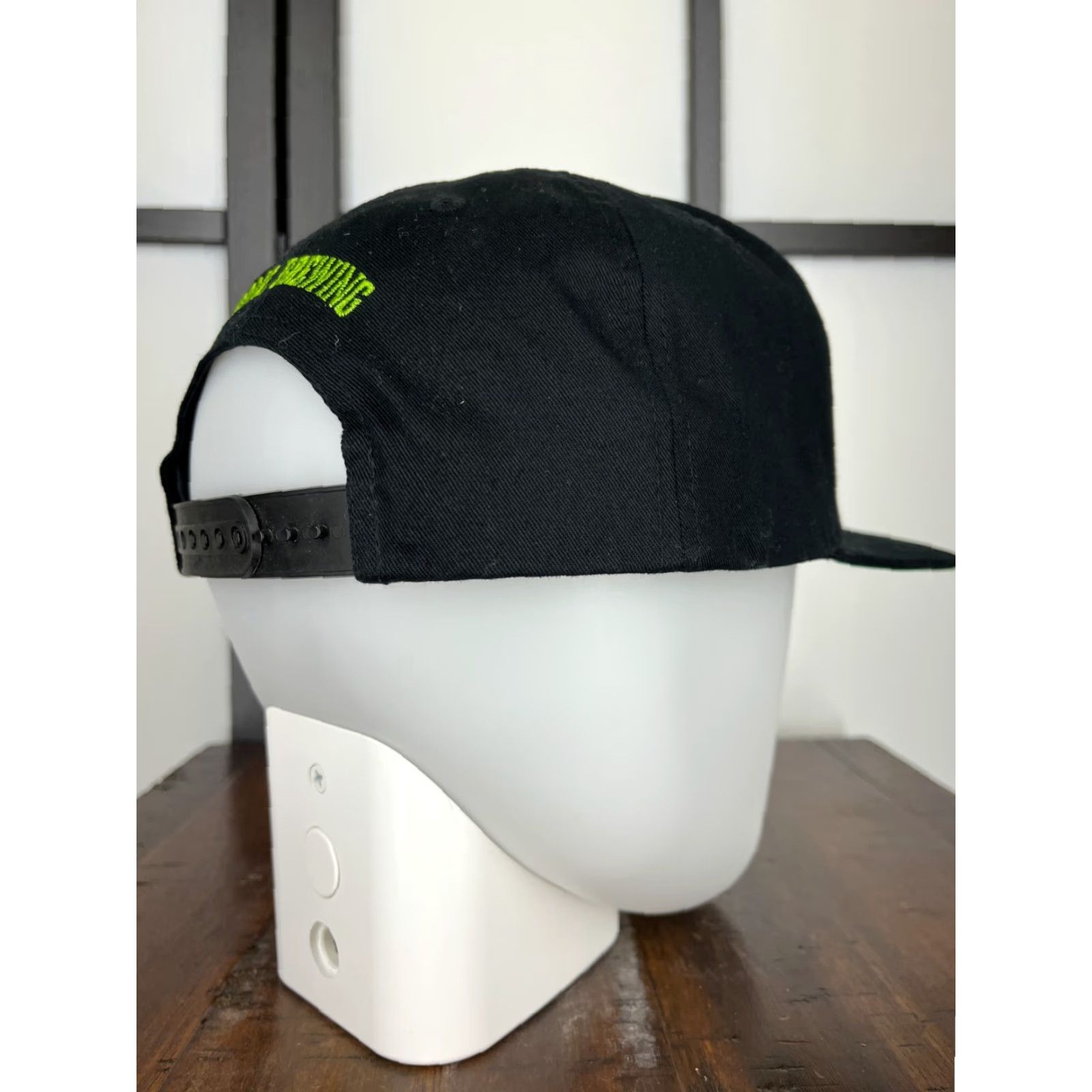Logo 7 Throne Brewing Hat Snap Back Adult Black Cotton Hops Logo Brewery Cap Size ONE SIZE - 7 Thumbnail