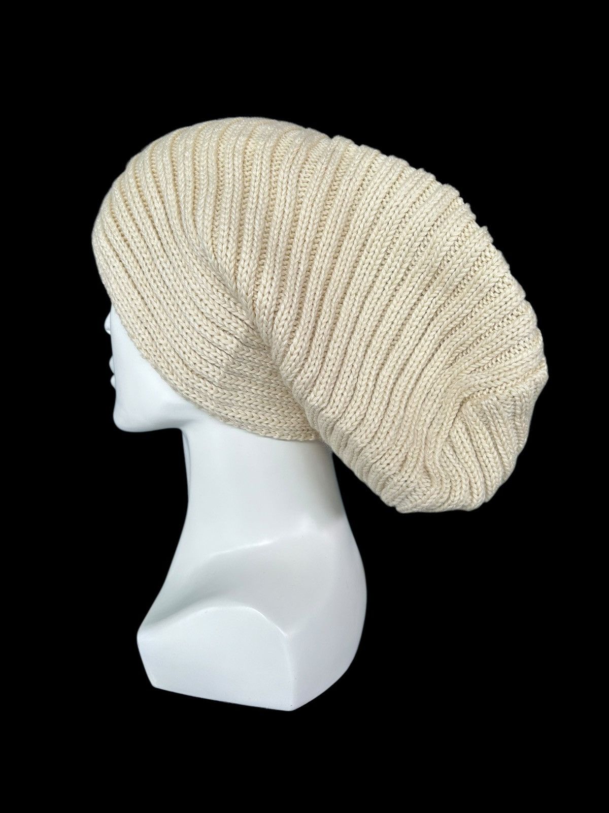 Japanese Brand × Kapital × Vintage Uniqlo Vtg Knitted Long Big Beanie Hats Rare 🎌☠️☠️ Size ONE SIZE - 3 Thumbnail