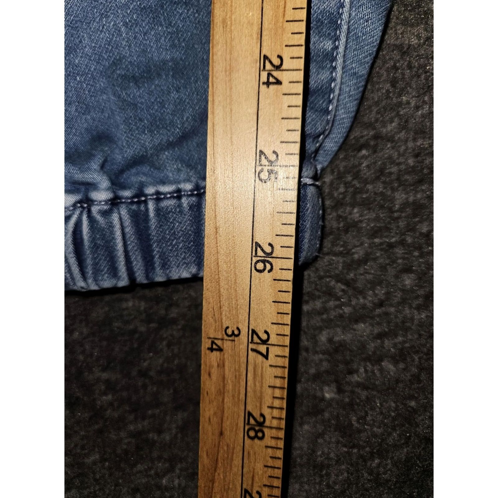 American Eagle Outfitters American Eagle Outfitters Jeans Womens 4 Blue Soft Knit Mid Rise Jogger Tapered Size 27" / US 4 / IT 40 - 6 Thumbnail