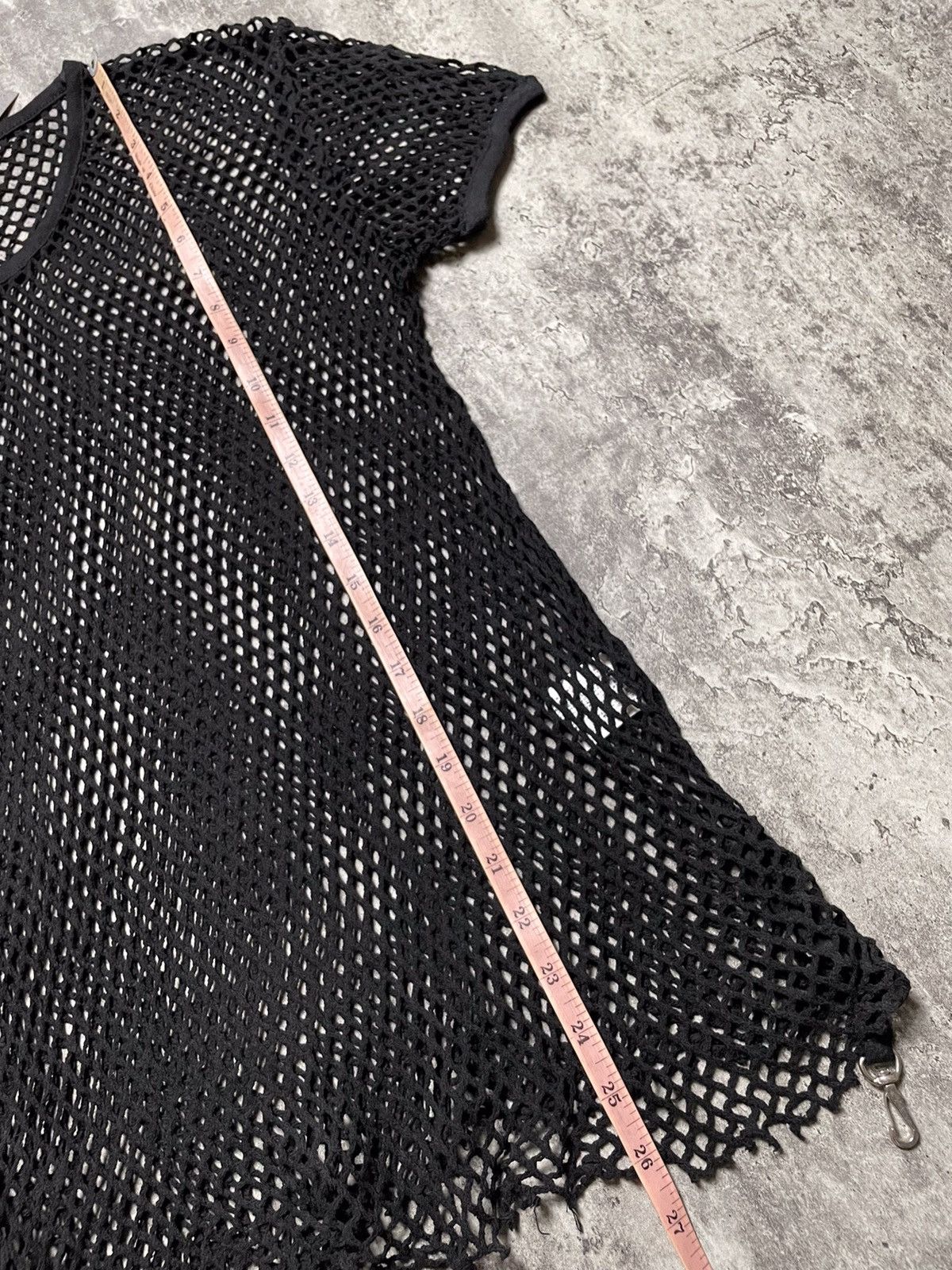 If Six Was Nine × Japanese Brand Y2K Edge Rupert Black Mesh / Fish net LGB Style Size US S / EU 44-46 / 1 - 12 Thumbnail