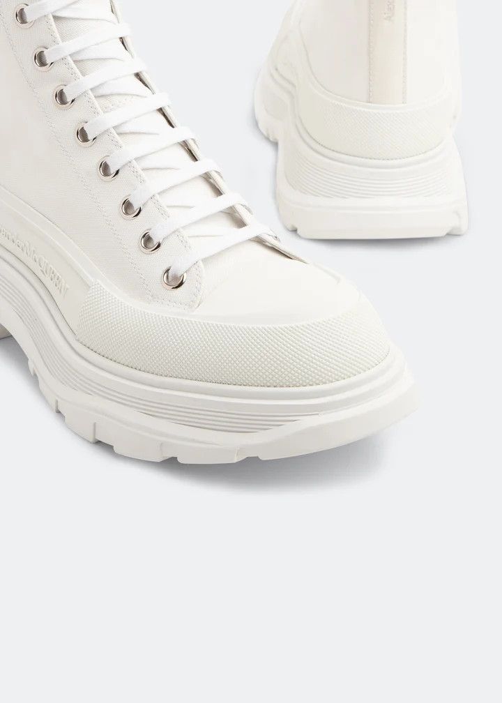 Alexander McQueen o1w1db10925 Tread Slick Boot in White Size US 5 / IT 35 - 6 Thumbnail