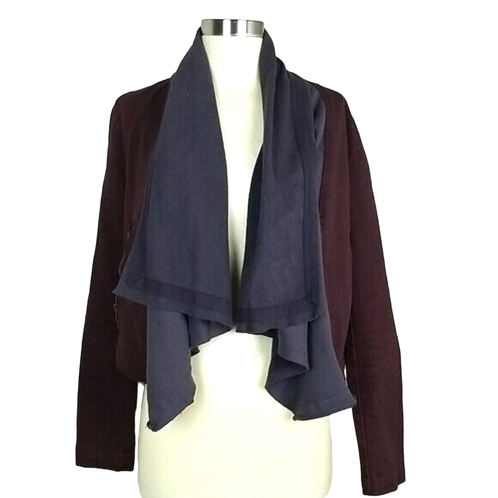 BKE BKE Flyaway Jacket Brown Y2K Sweater Cardigan Moto Biker Size S / US 4 / IT 40 - 1 Thumbnail