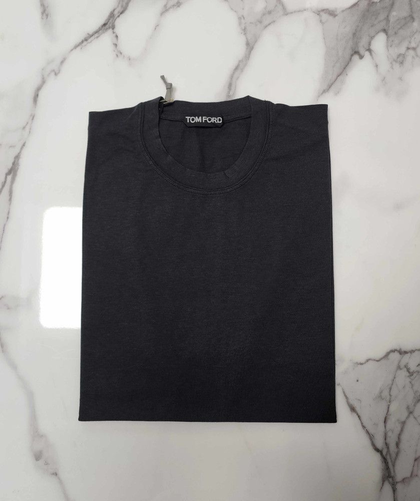o1sm1stk0824 Lyocell Cotton T-Shirt in Black
