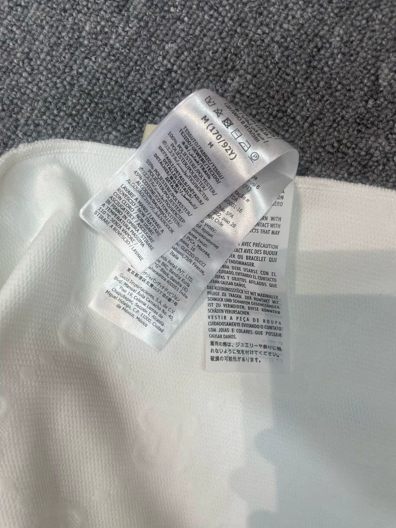 Gucci Gucci White Logo full-print dress Size M / US 6-8 / IT 42-44 - 6 Thumbnail