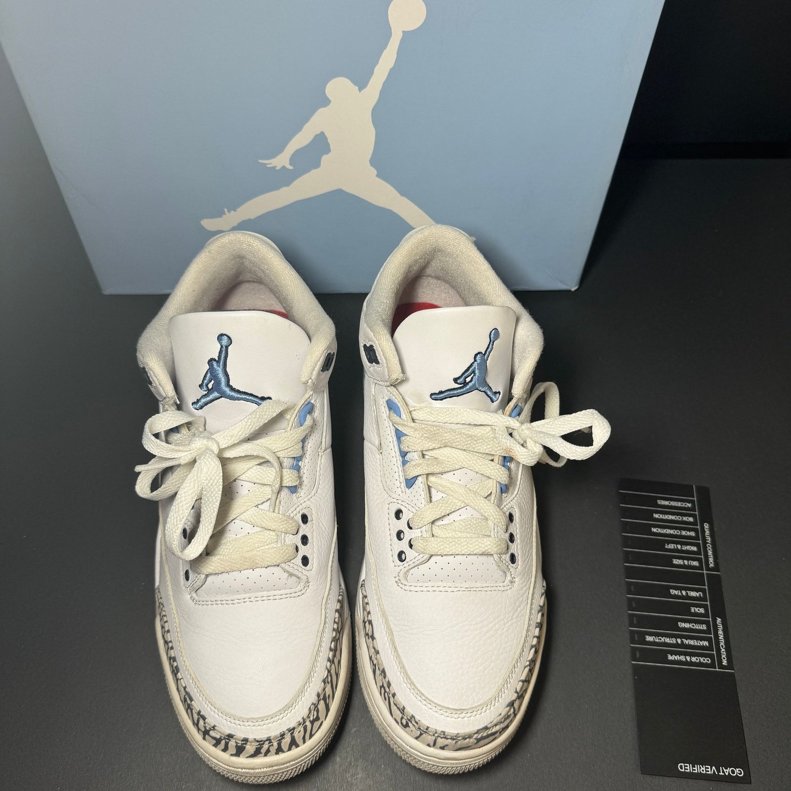 Jordan Brand × Nike Size 8.5 - Nike Air Jordan 3 Retro UNC Men's Shoes Size US 8.5 / EU 41-42 - 4 Thumbnail