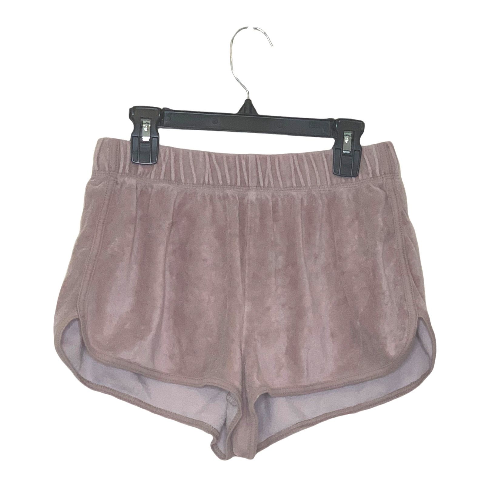 Topshop Topshop beige velour pull on short size 4 Size 27" / US 4 / IT 40 - 1 Thumbnail