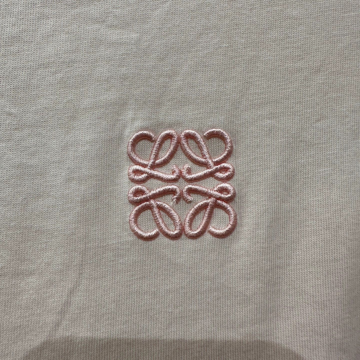 Loewe Loewe apr427 Embroidered Logo Irregular Tee S Size S / US 4 / IT 40 - 6 Thumbnail