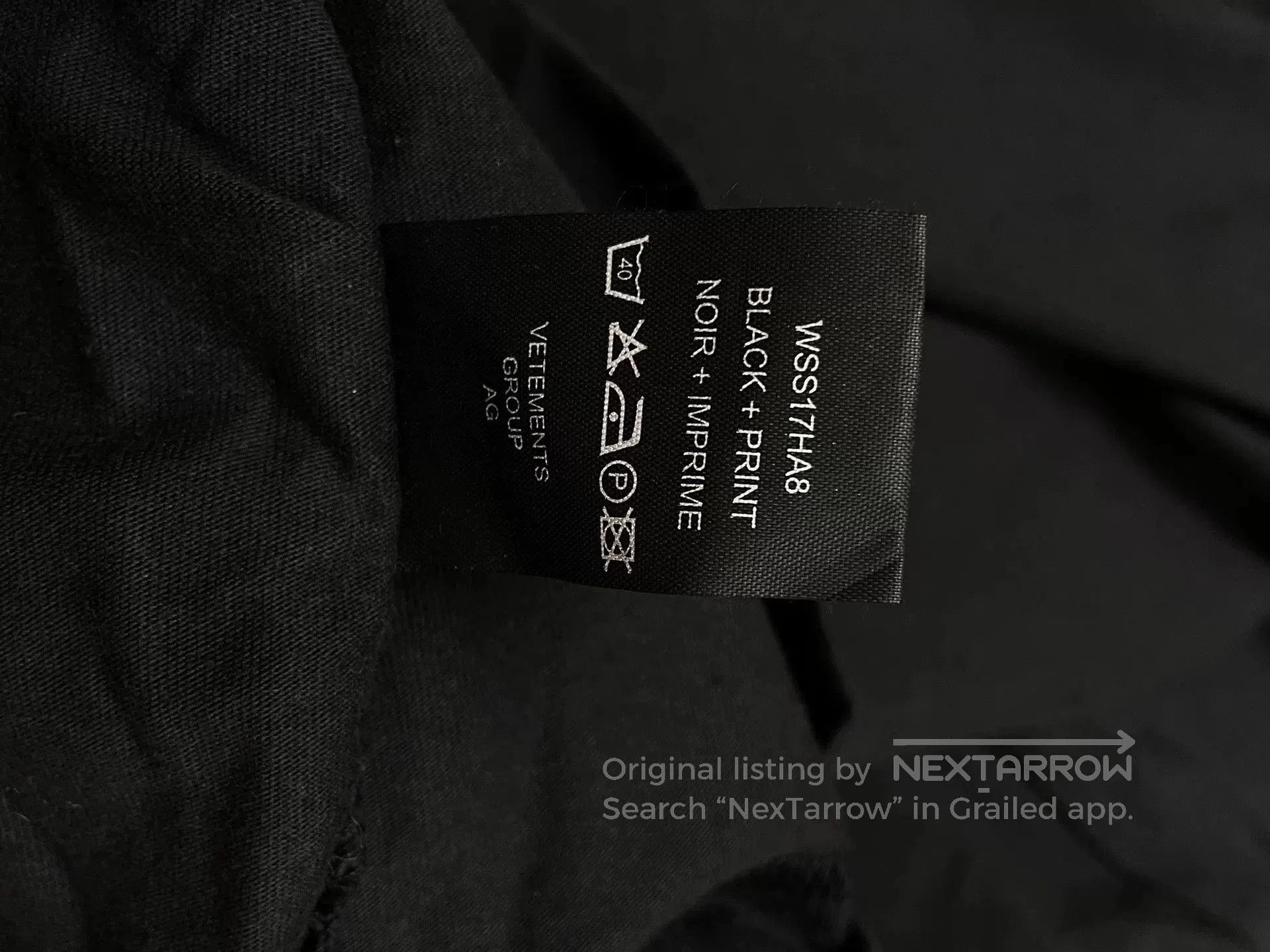 Vetements Vetements x Hanes Staff Short Sleeve T. Size US XS / EU 42 / 0 - 6 Thumbnail