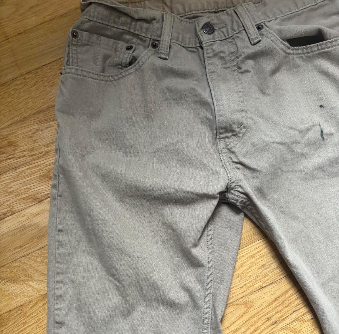 Levi's Levi’s 505 Khaki Men’s 32x30 Size US 32 / EU 48 - 6 Thumbnail