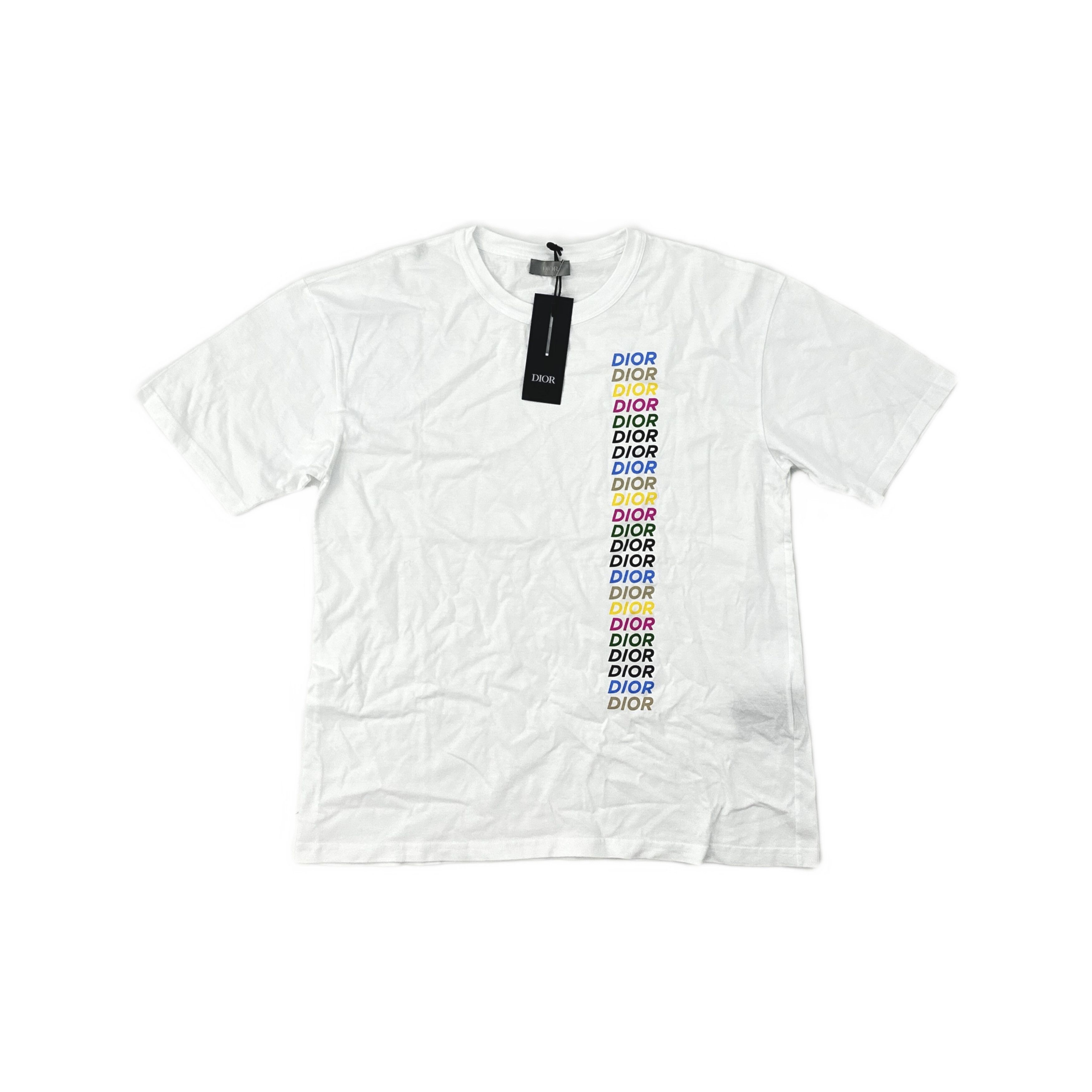 Dior × Hedi Slimane Original Dior Homme AW04 e white t-shirt size