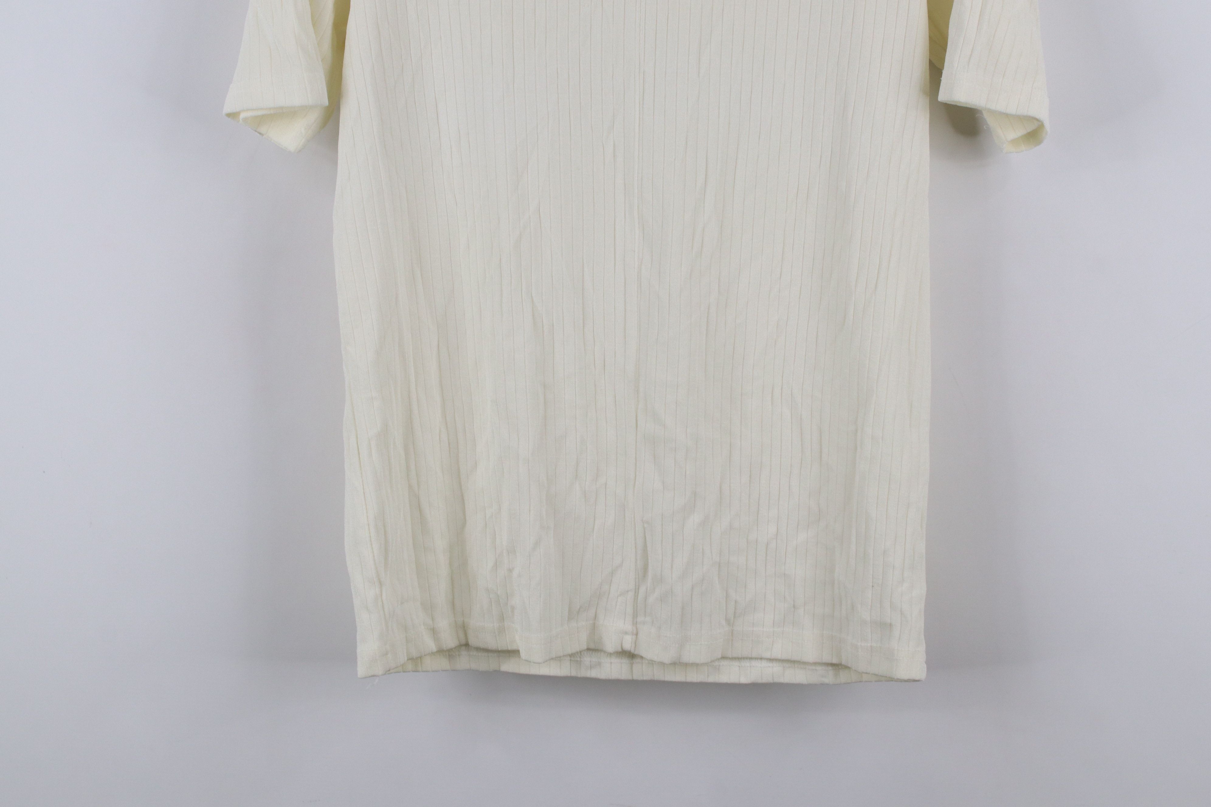 Vintage Vintage 90s Streetwear Babydoll Striped Knit T-Shirt USA Size XL / US 12-14 / IT 48-50 - 11 Thumbnail