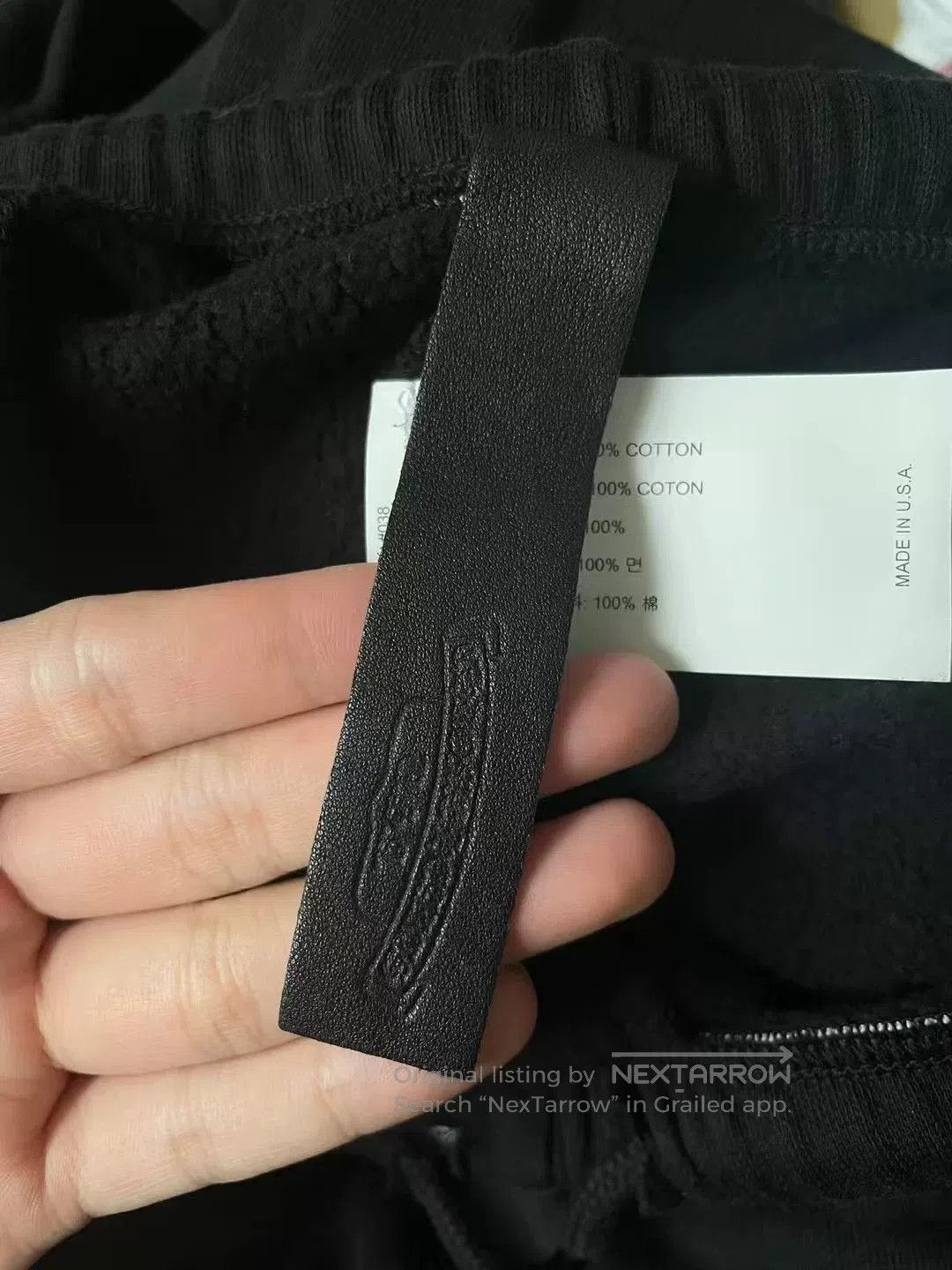 Chrome Hearts Chrome Hearts Black Embroidered Cross Sweatpants. Size US 26 / EU 42 - 5 Thumbnail