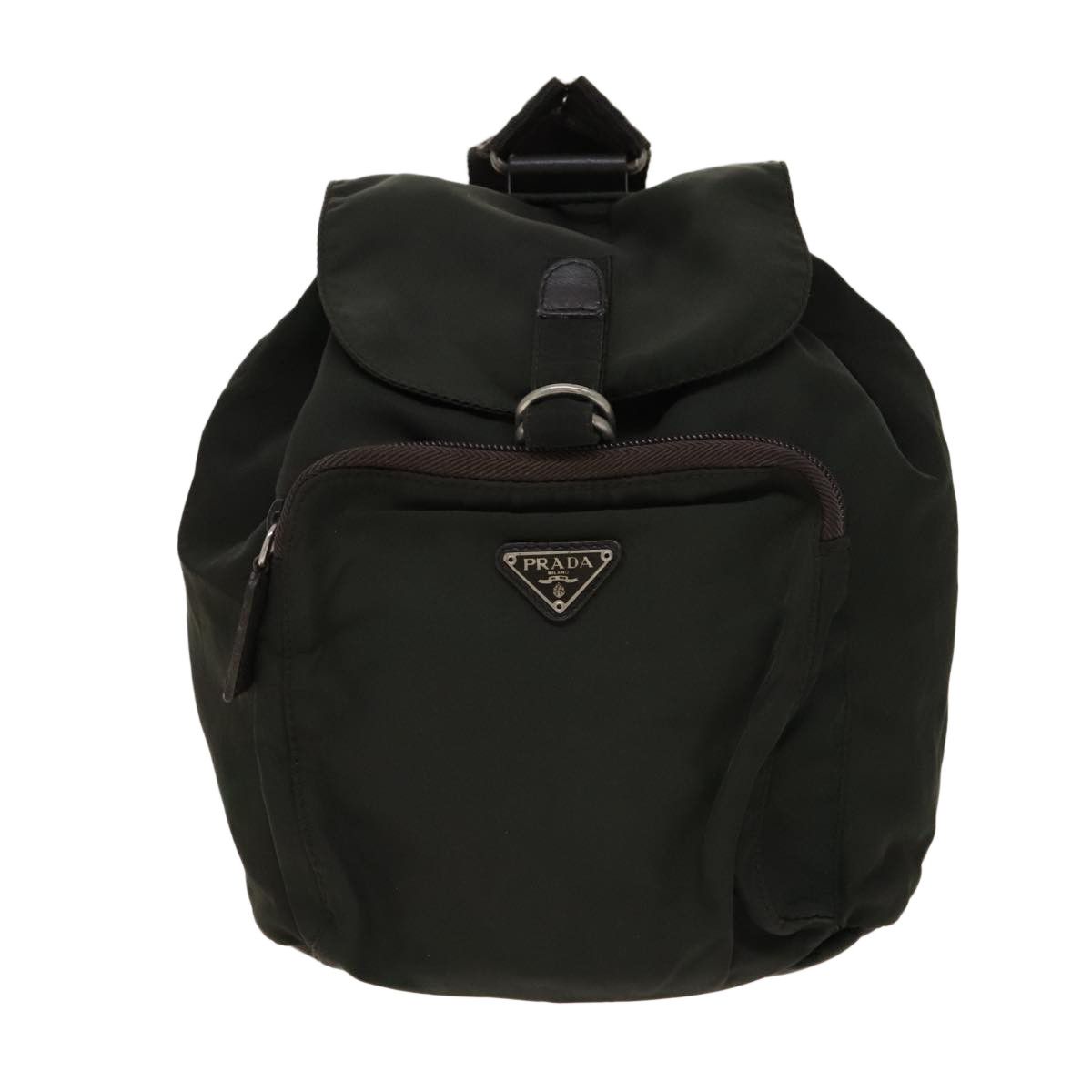 Prada Re-Nylon Khaki Canvas Backpack Bag (Pre-Owned) Size ONE SIZE - 1 Thumbnail