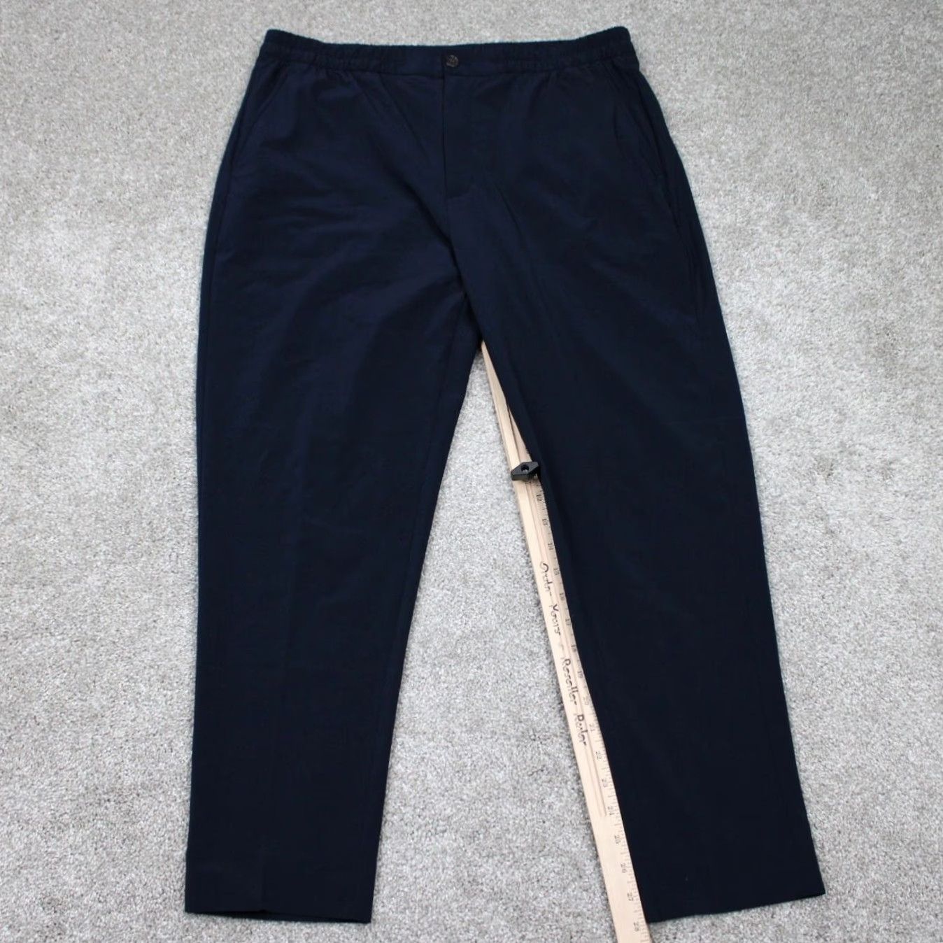 Banana Republic Banana Republic Pants Womens Large Blue Ankle Stretch Inseam 28 in Twill Stretch Elizabeth Style City Pant Size 36" / US 14 / IT 50 - 3 Thumbnail