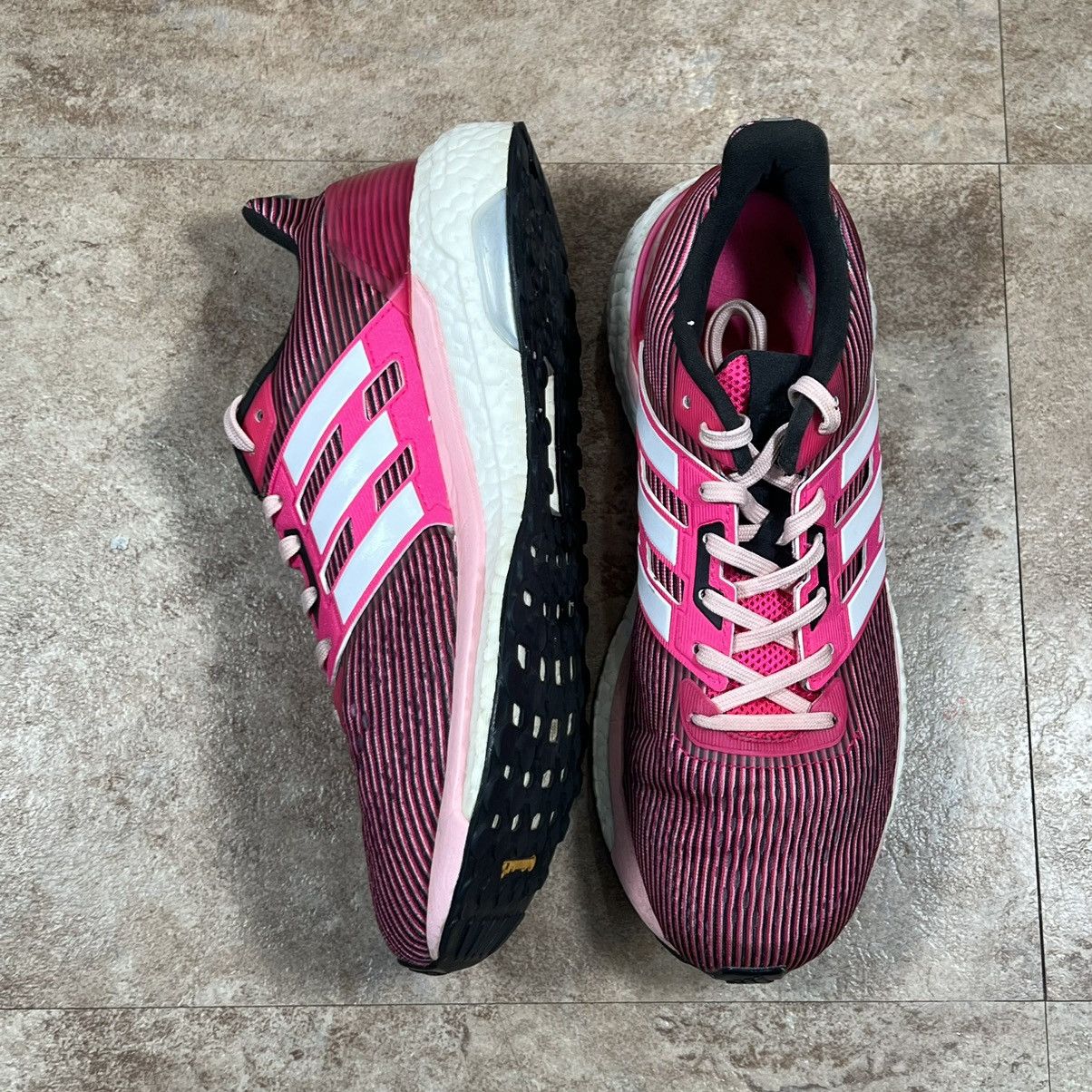 Adidas Adidas Movement Boost Shoe BB3470 Pink Knit Lace Up Sneaker Size US 7.5 / EU 40-41 - 3 Thumbnail
